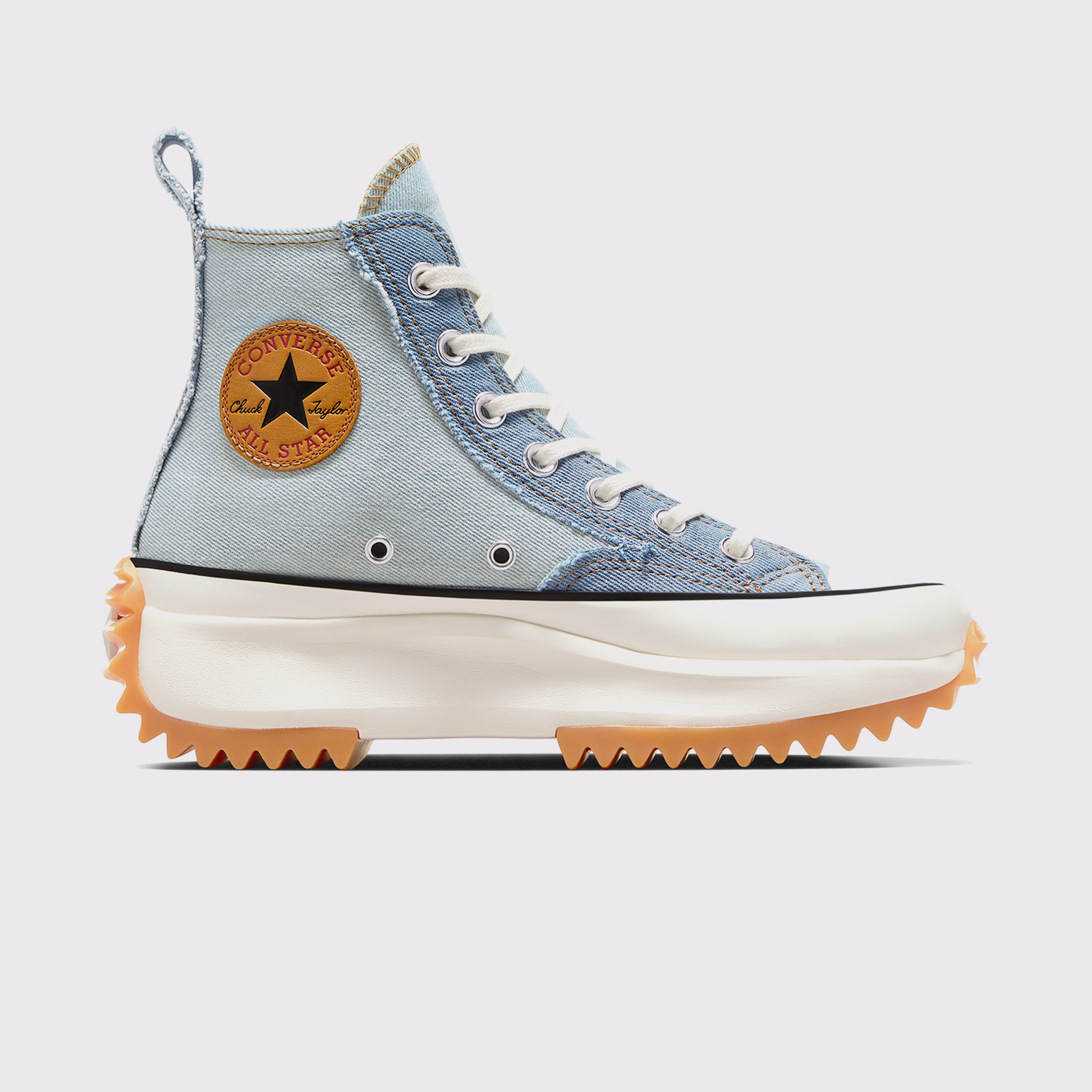 Converse Run Star Hike Unisex Mavi Dnim Platform Sneaker