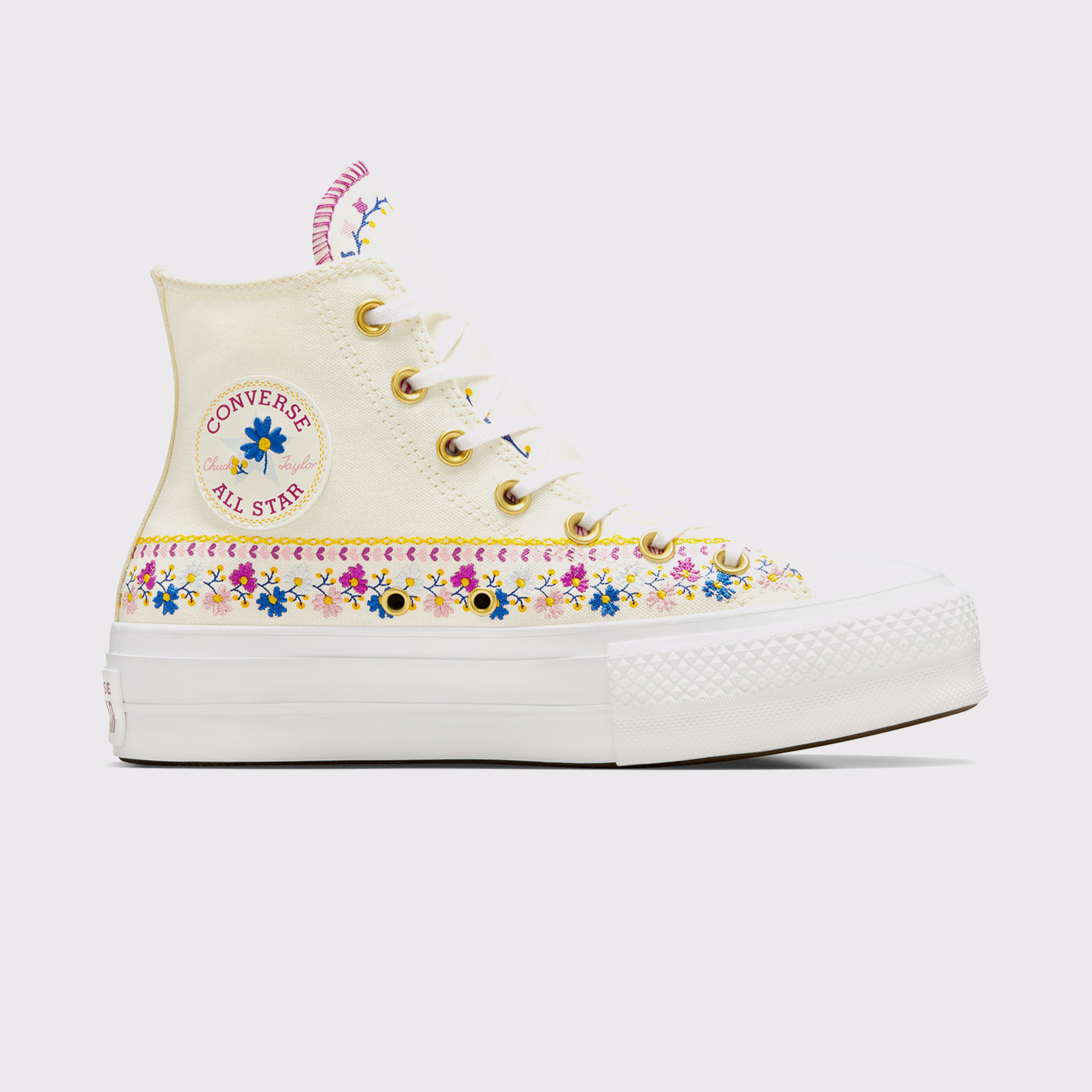 Converse Chuck Taylor All Star Lift Unisex Krem Platform Sneaker