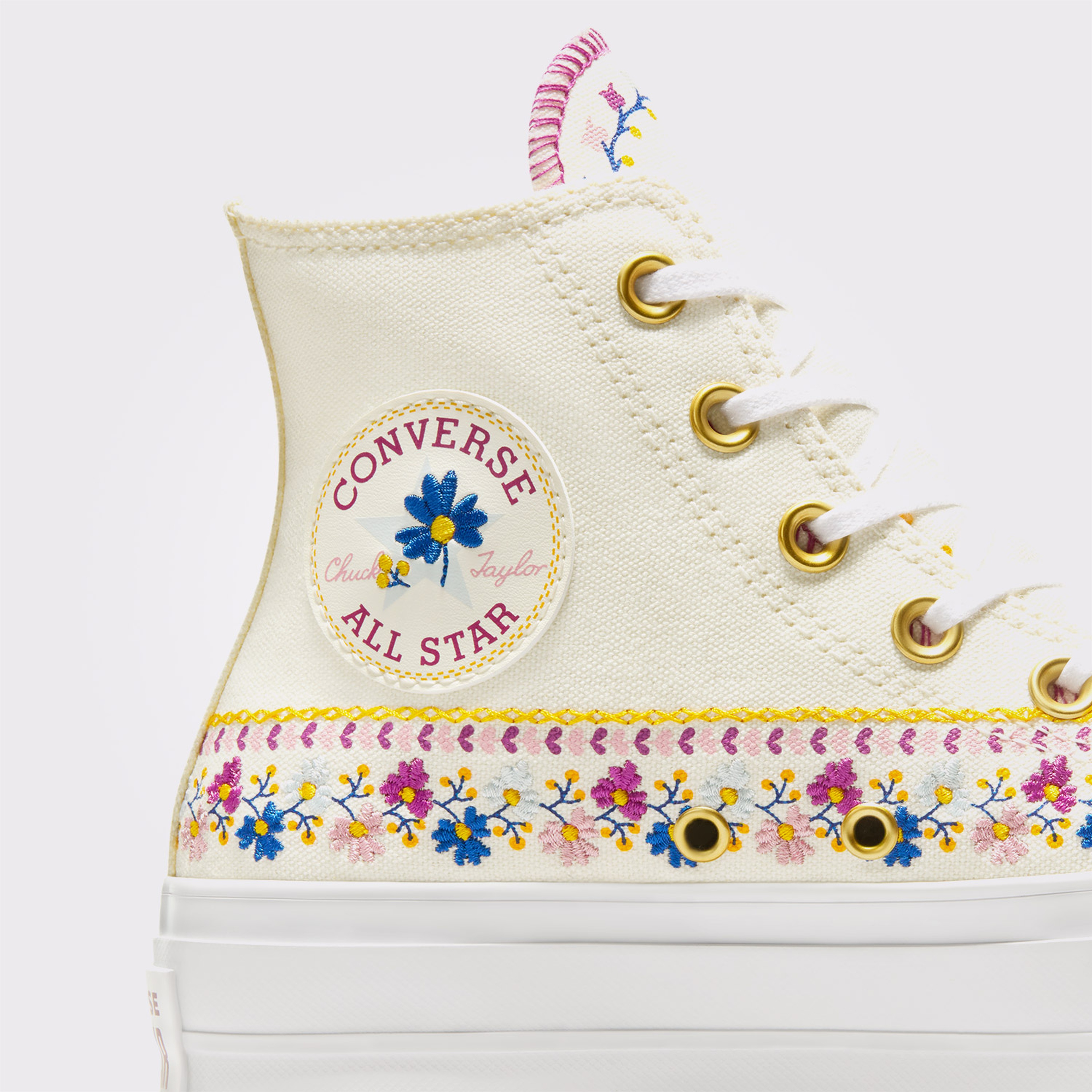 Converse Chuck Taylor All Star Lift Unisex Krem Platform Sneaker