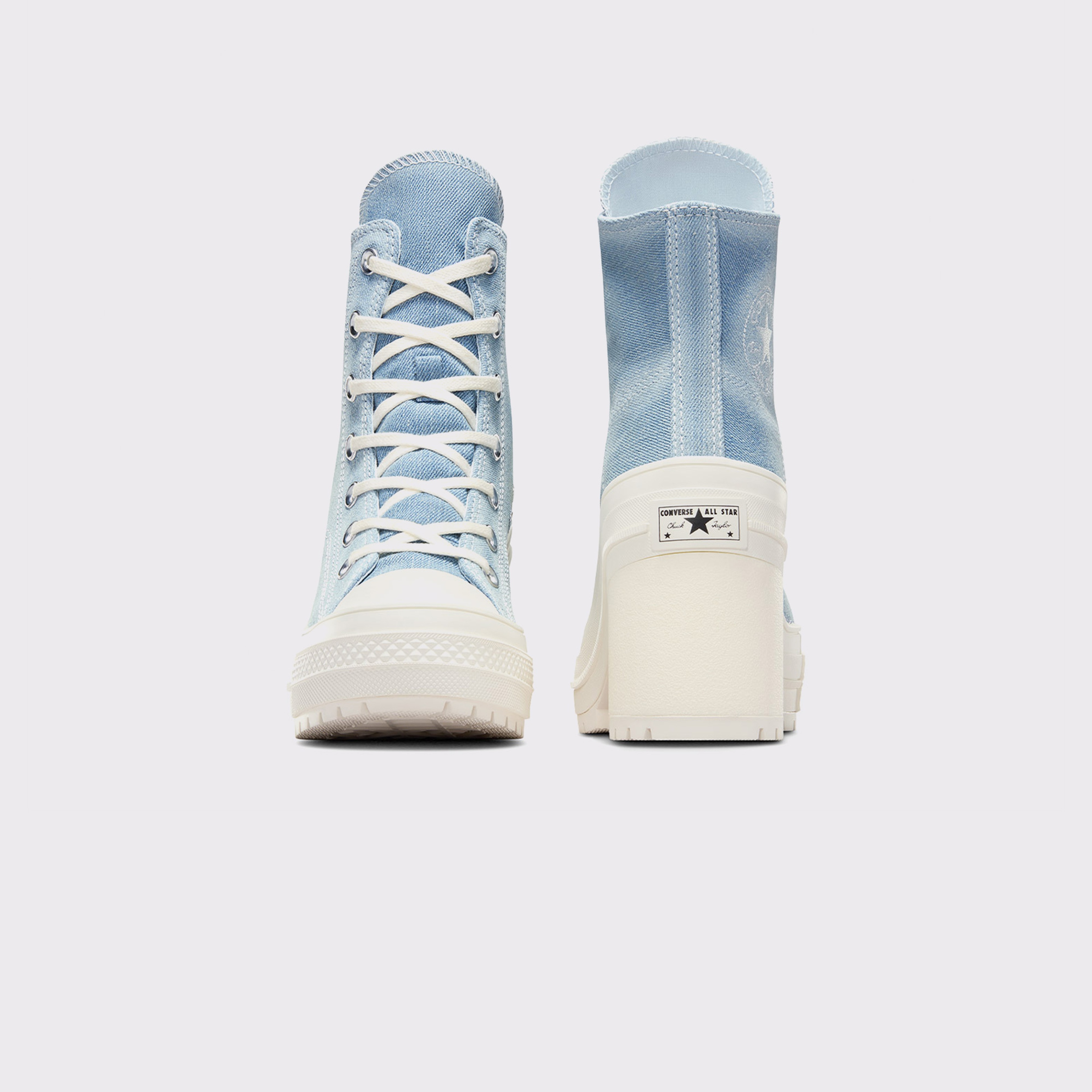 Converse Chuck 70 De Luxe Heel Unisex Denim Platform Sneaker