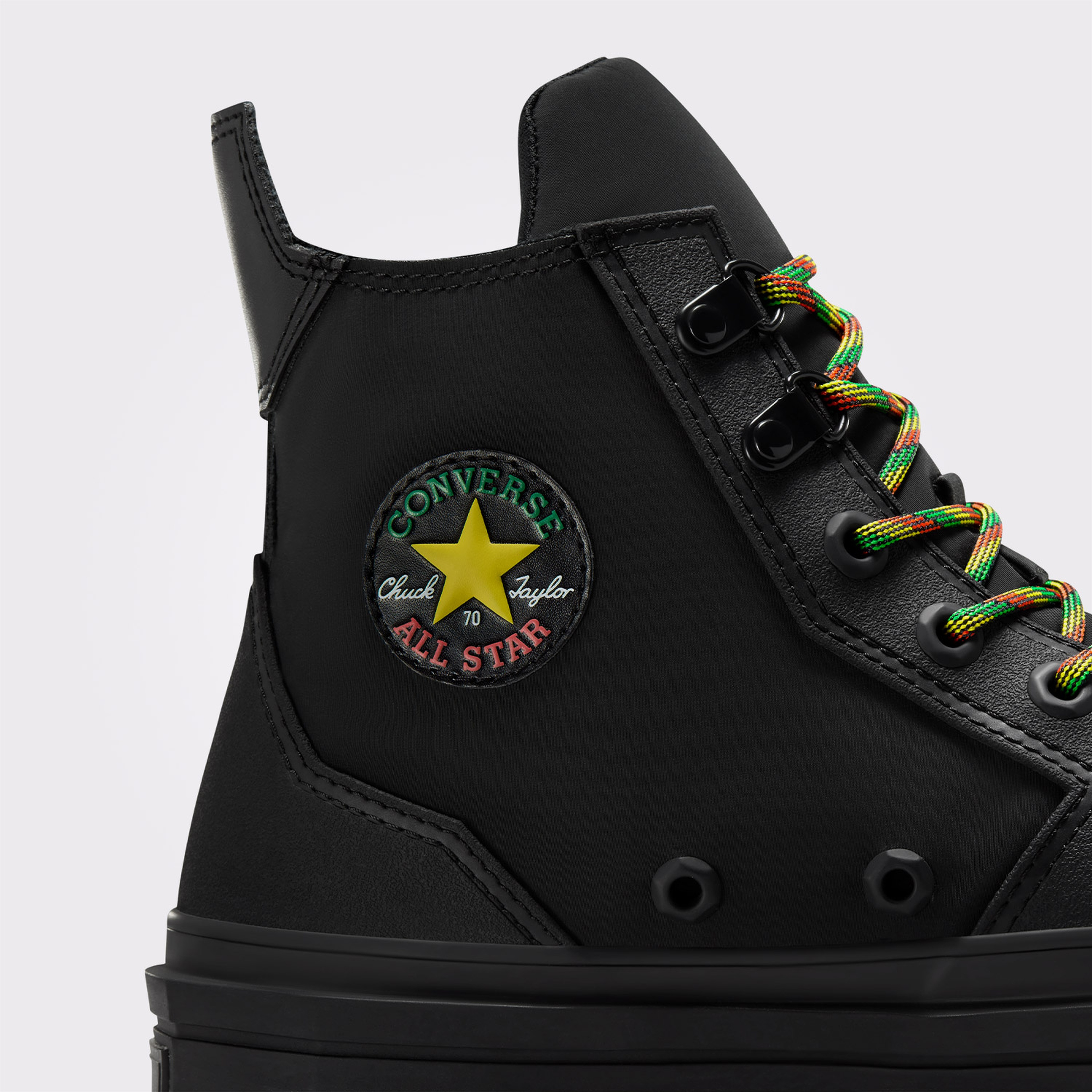 Converse Chuck 70 De Luxe Heel Unisex Siyah Platform Sneaker