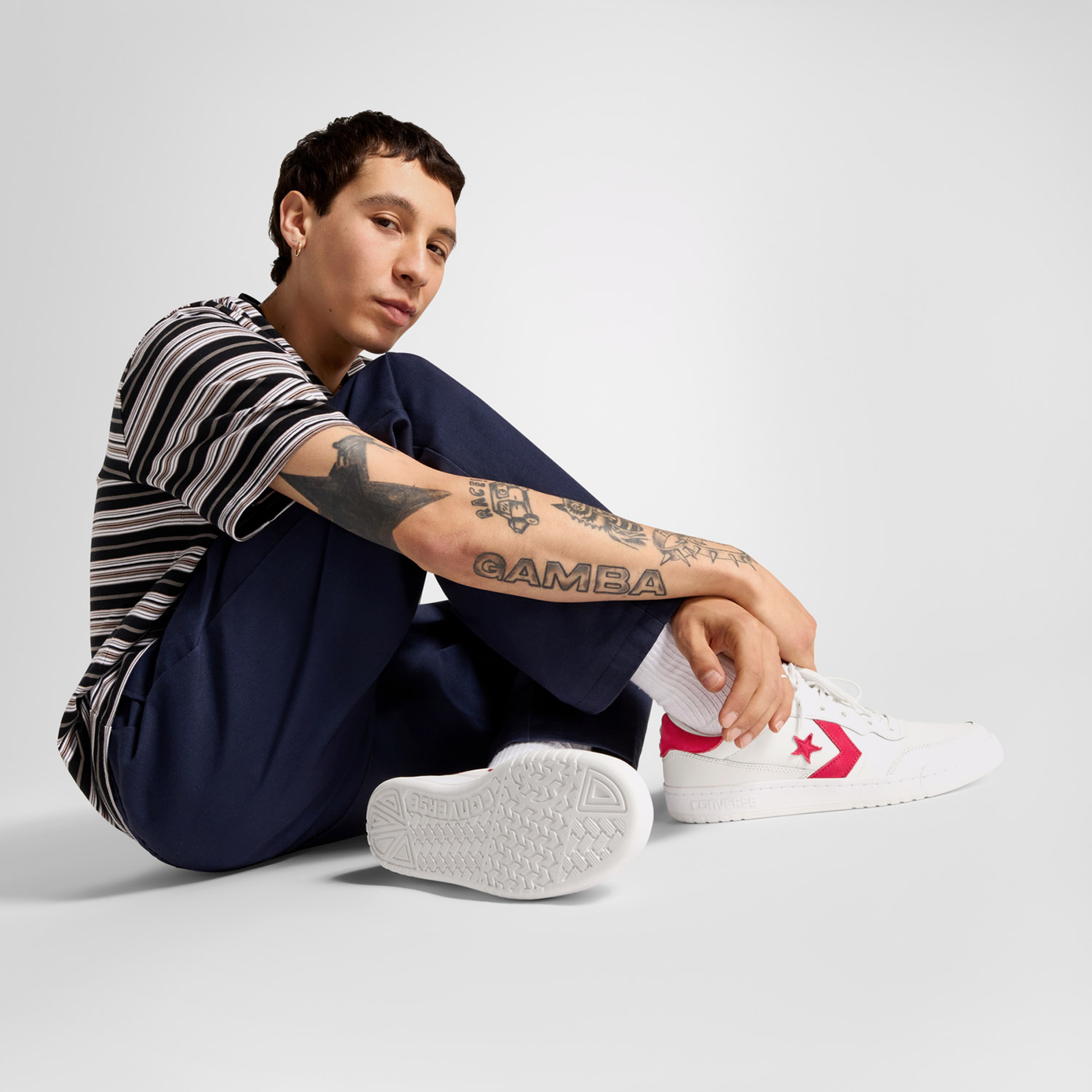 Converse CONS Fastbreak Pro Unisex Krem Deri Sneaker