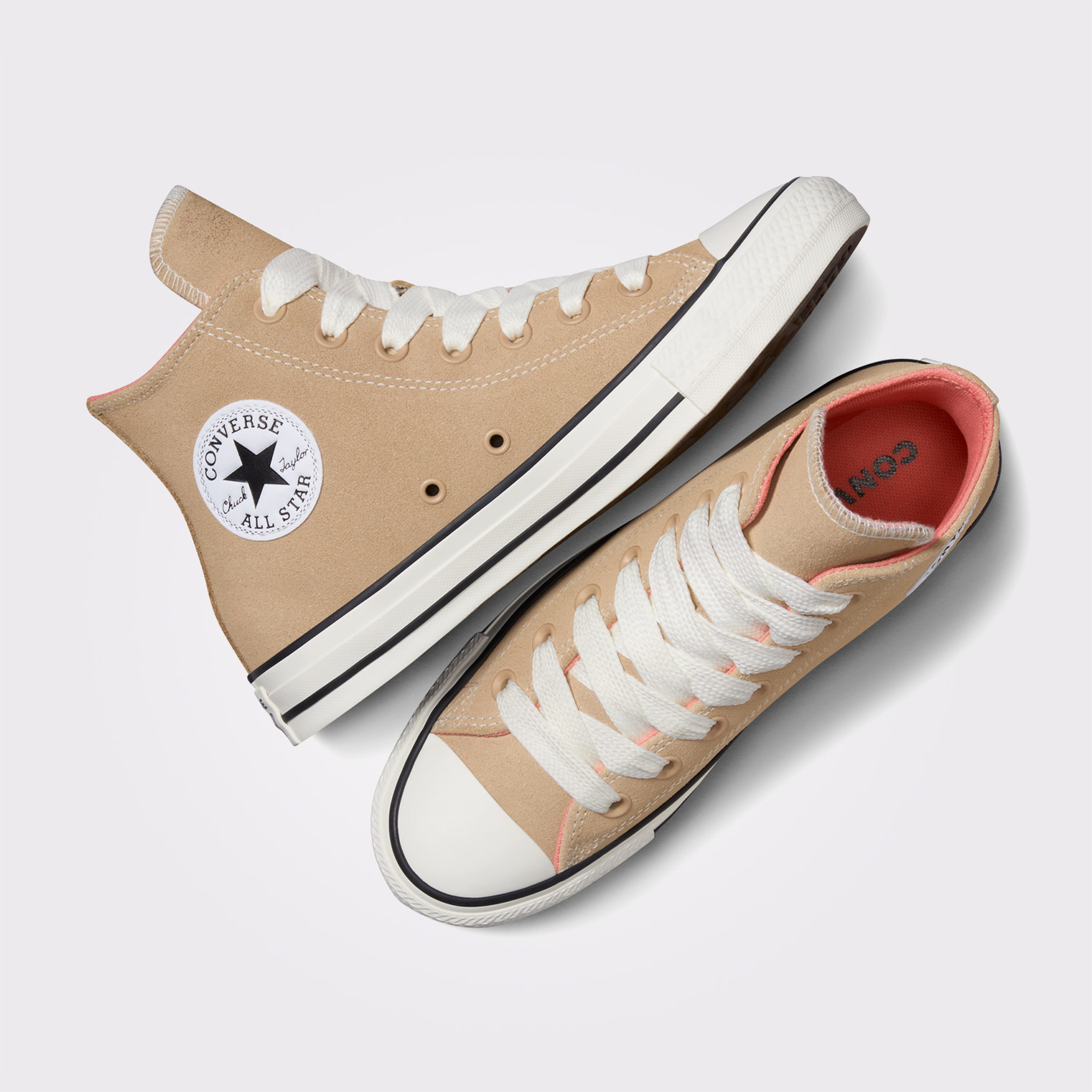 Converse Chuck Taylor All Star Kadın Bej Süet Sneaker