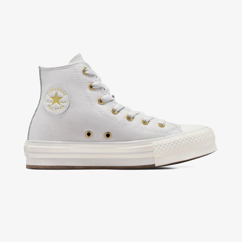 Converse Chuck Taylor All Star EVA Lift Çocuk Gri Platform Sneaker