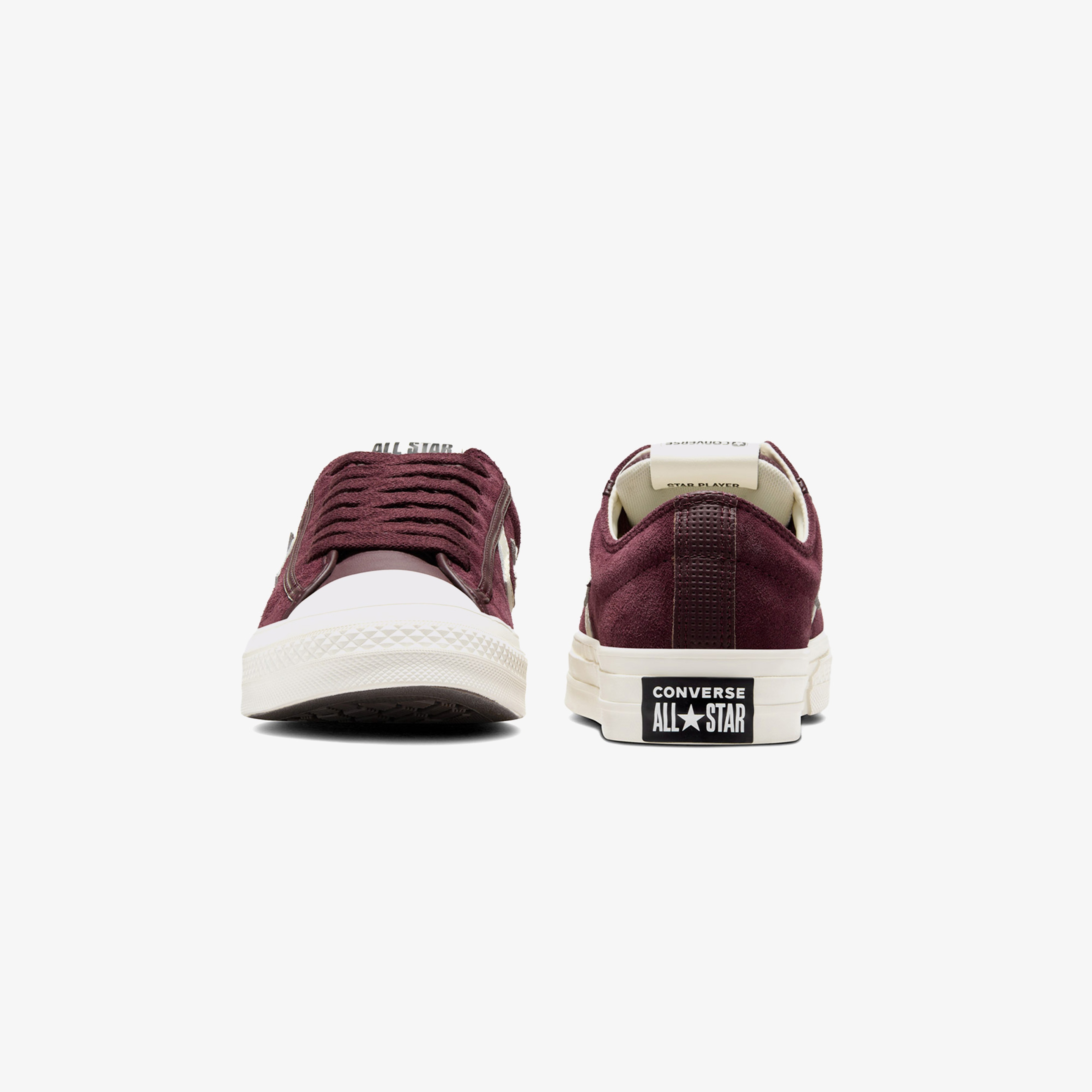 Converse Star Player 76 Unisex Bordo Süet Sneaker