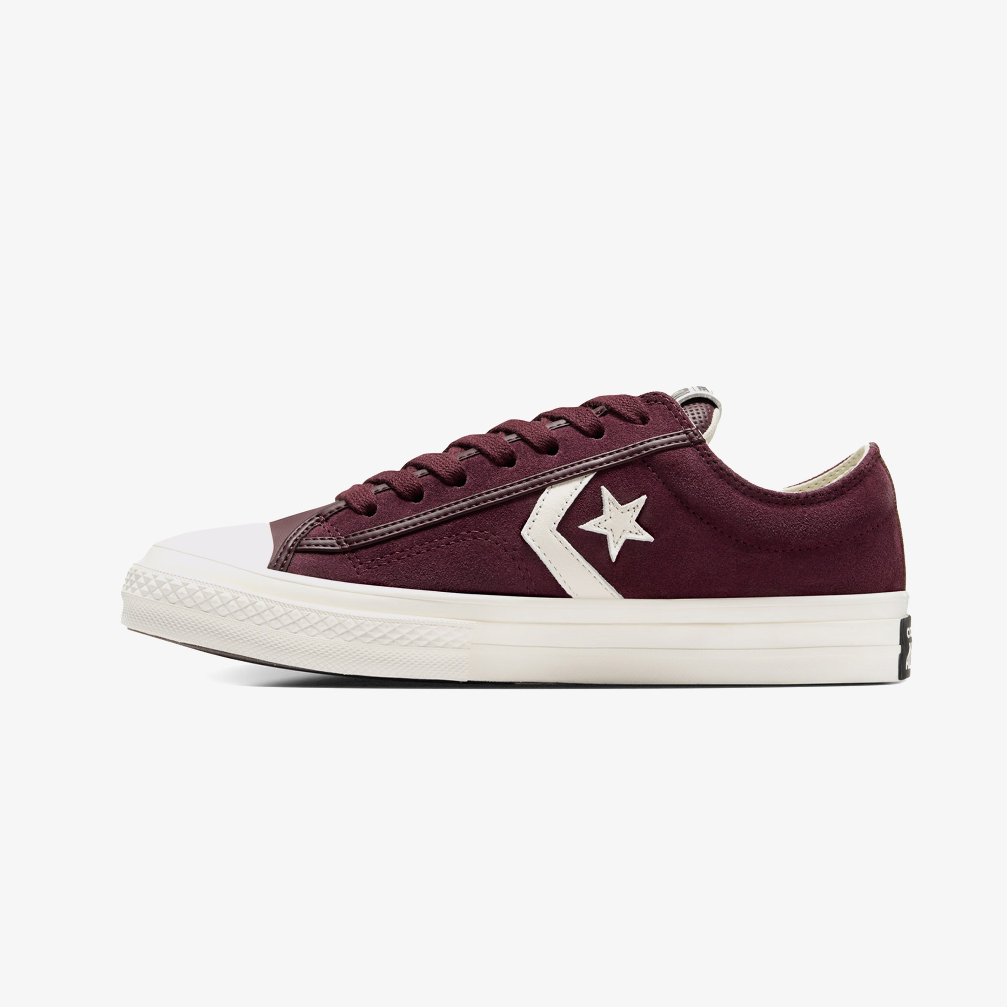 Converse Star Player 76 Unisex Bordo Süet Sneaker