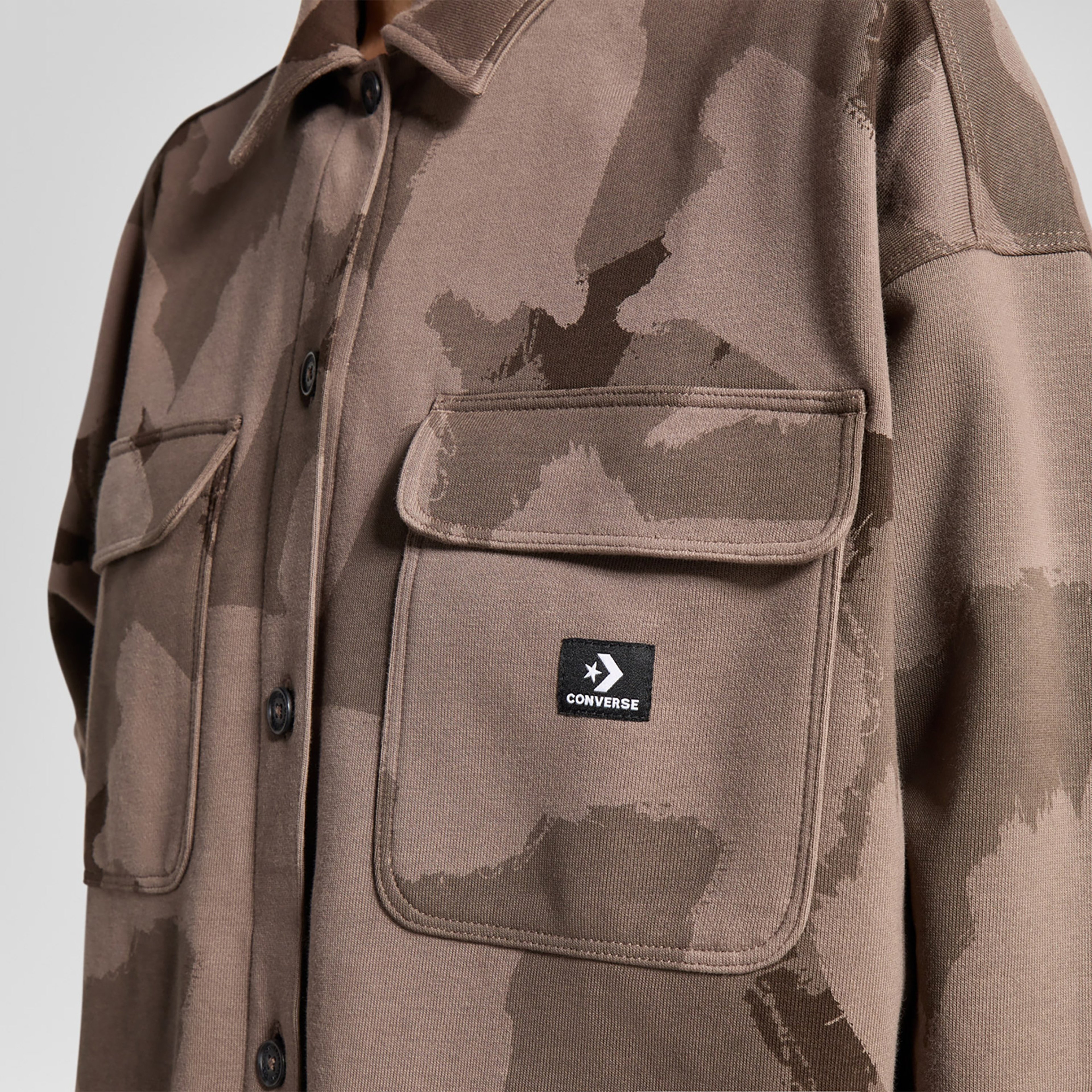 Converse Classic Kadın Desenli Haki Ceket