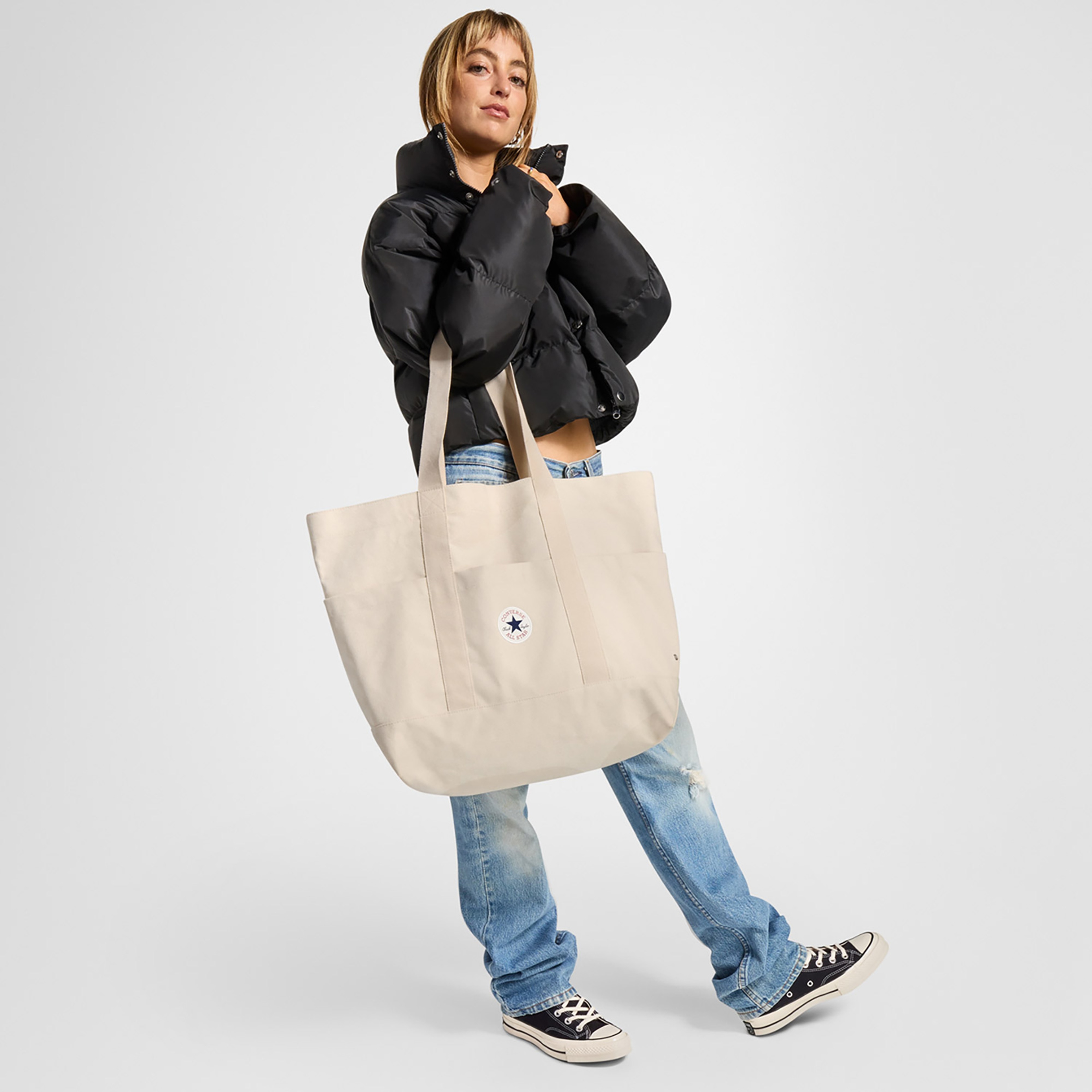 Converse Chuck Taylor Unisex Bej Tote Çanta