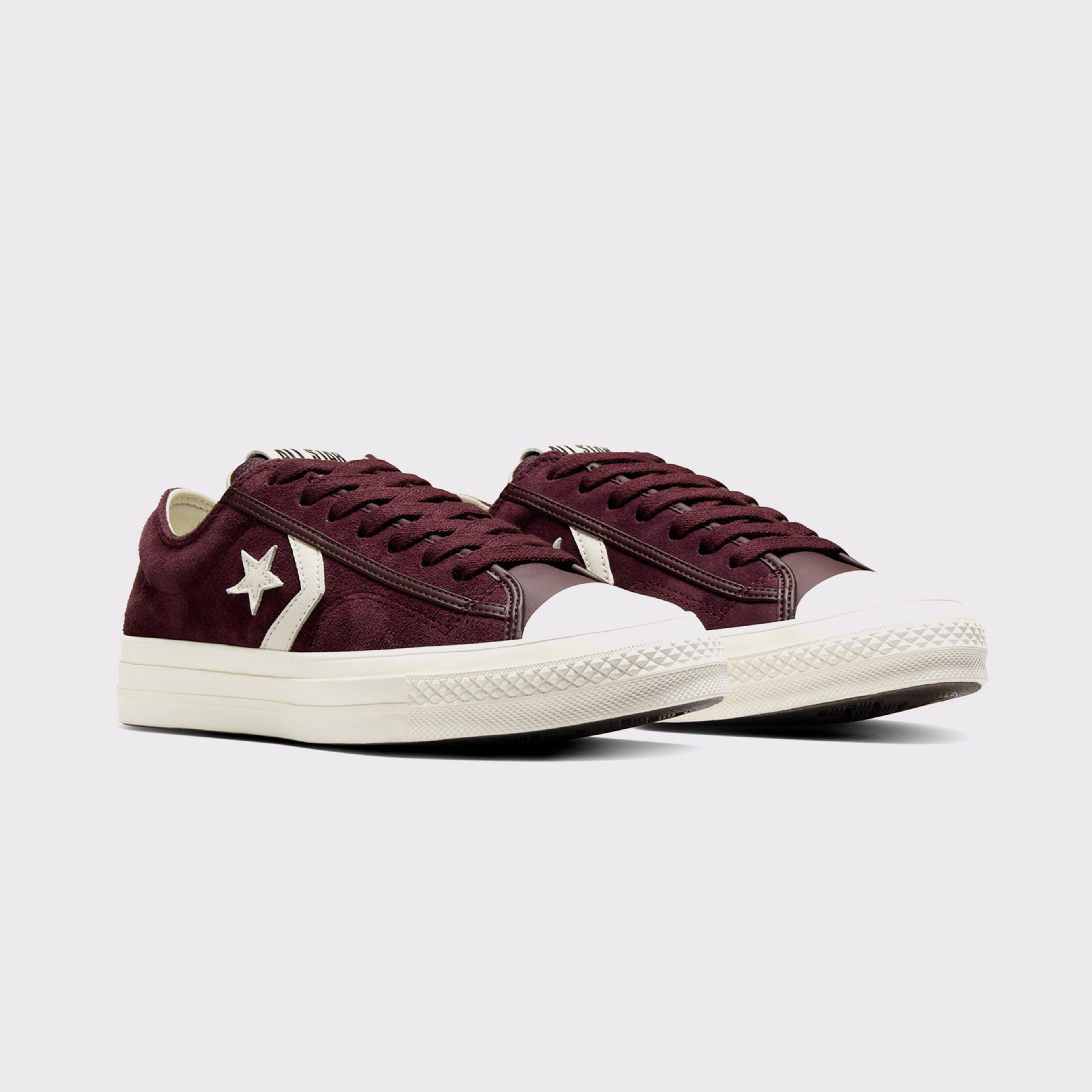 Converse Star Player 76 Unisex Bordo Süet Sneaker