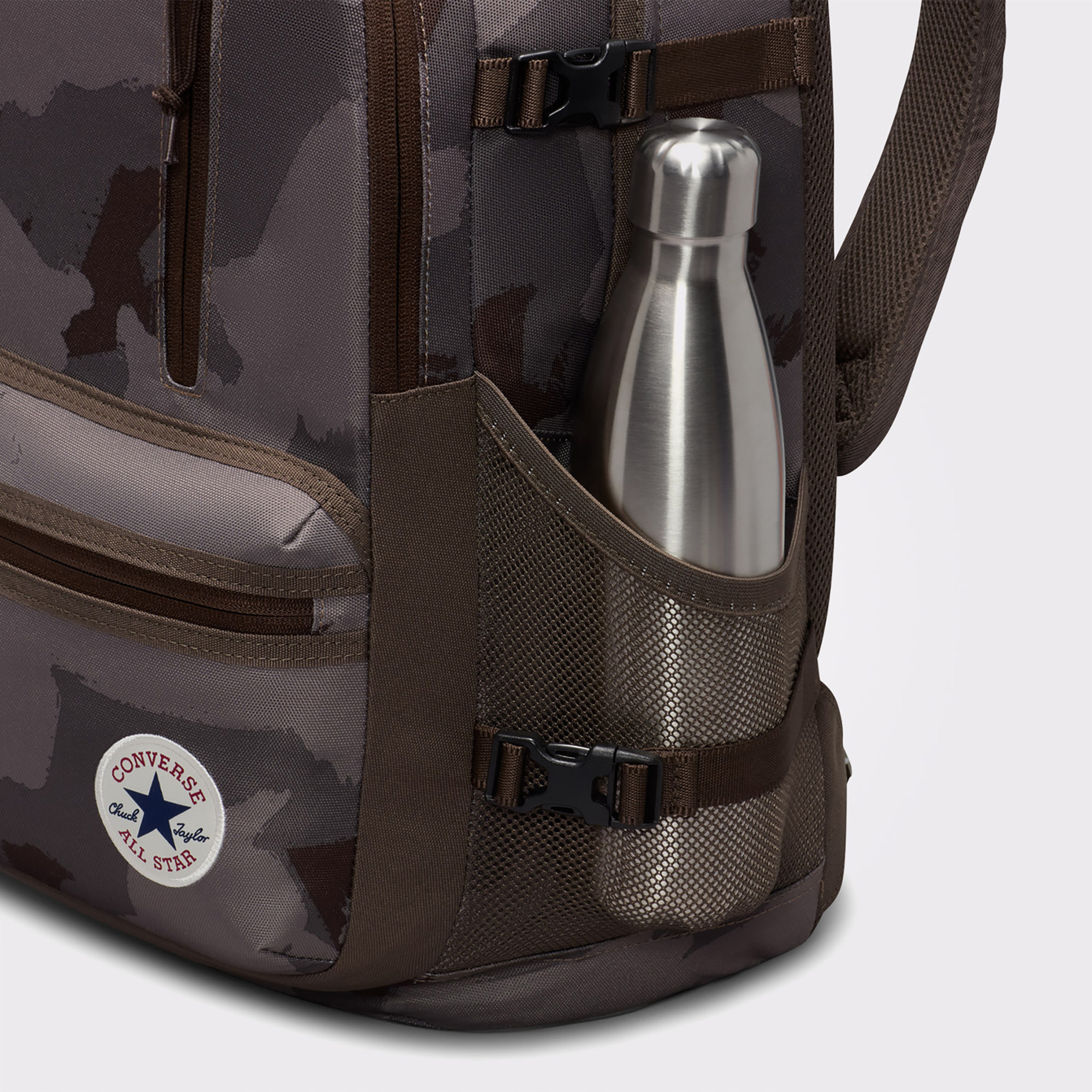 Converse Straight Edge Unisex Desenli Kahverengi Sırt Çantası