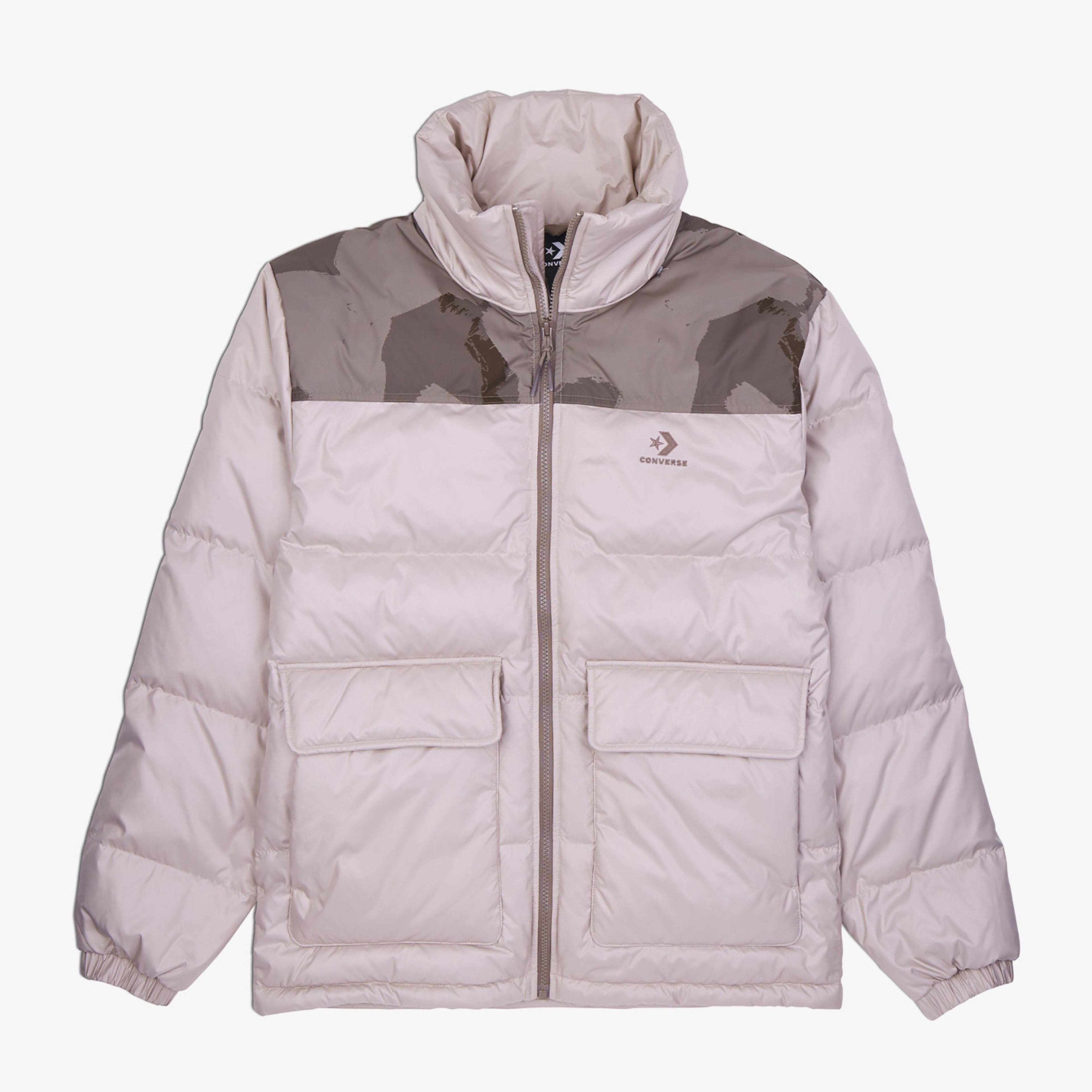 Converse Classic Erkek Dik Yaka Siyah Şişme Mont