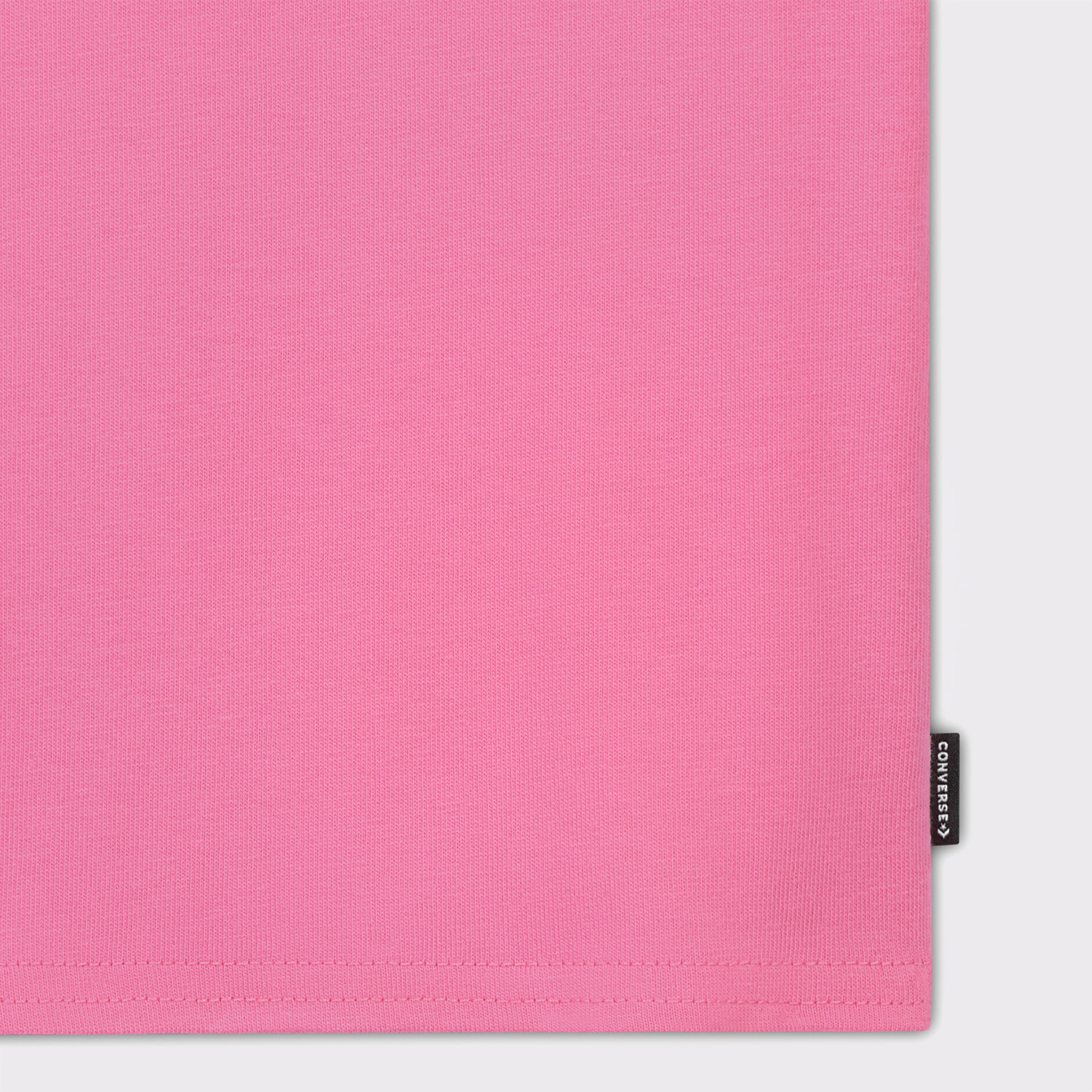 Converse Slim Fit Kadın Pembe T-Shirt