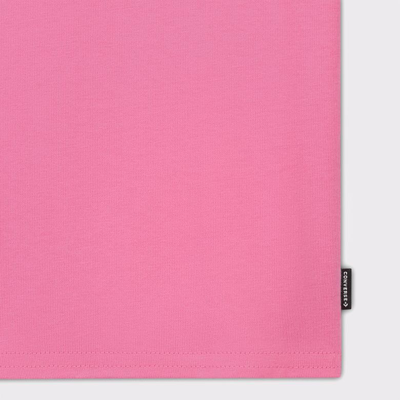 Converse Slim Fit Kadın Pembe T-Shirt