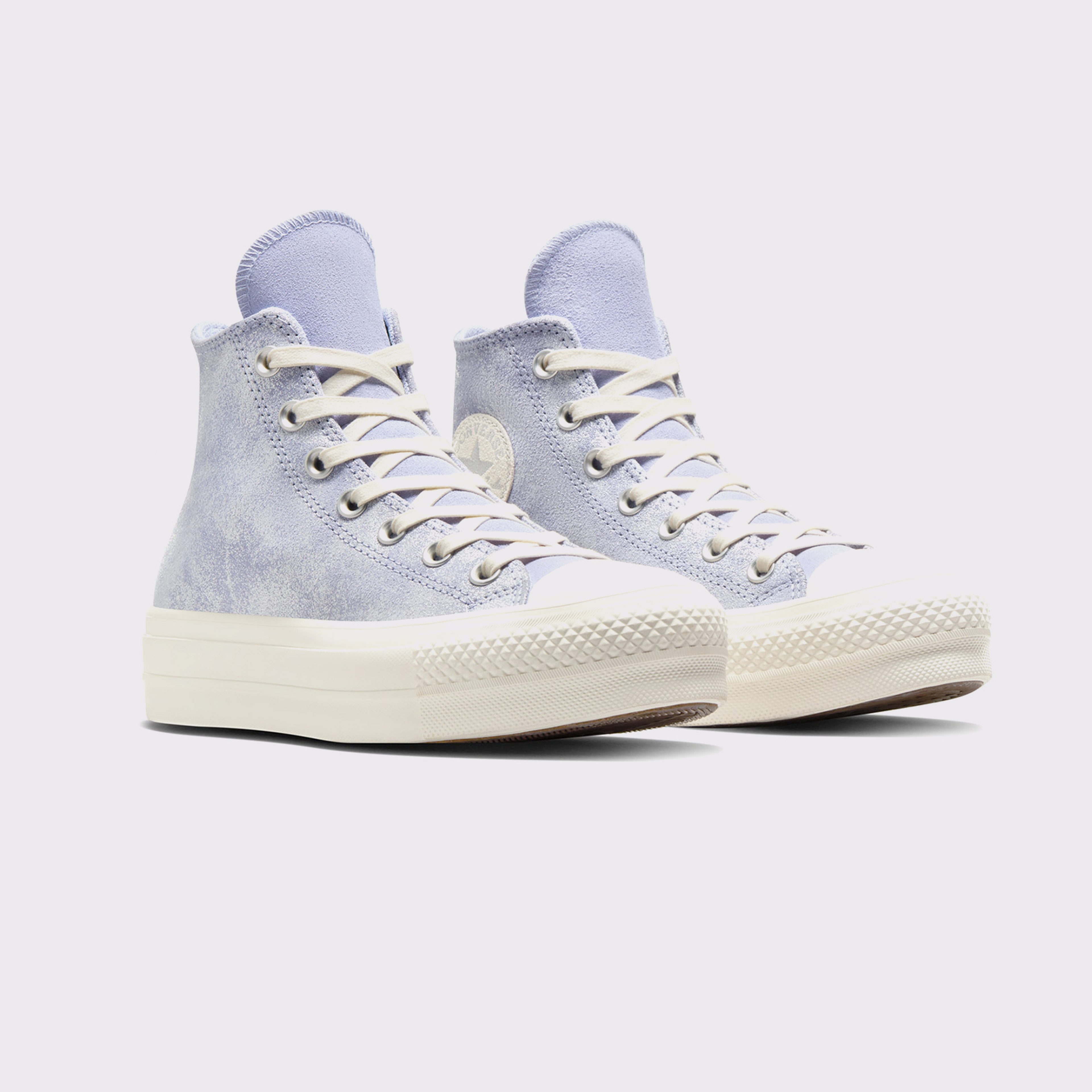 Converse Chuck Taylor All Star Lift Kadın Lila Süet Platform Sneaker