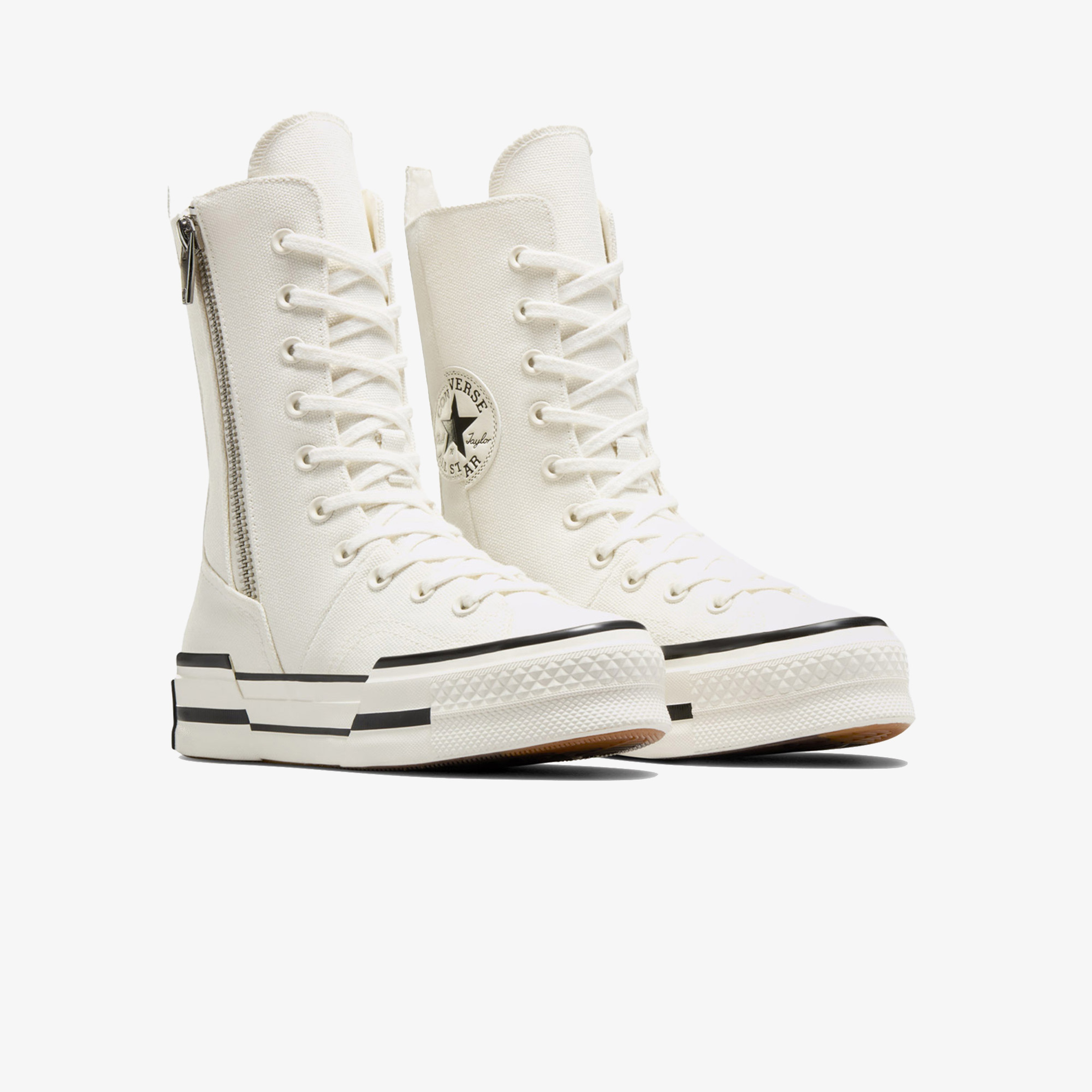 Converse Chuck 70 Plus Unisex Krem Platform Sneaker