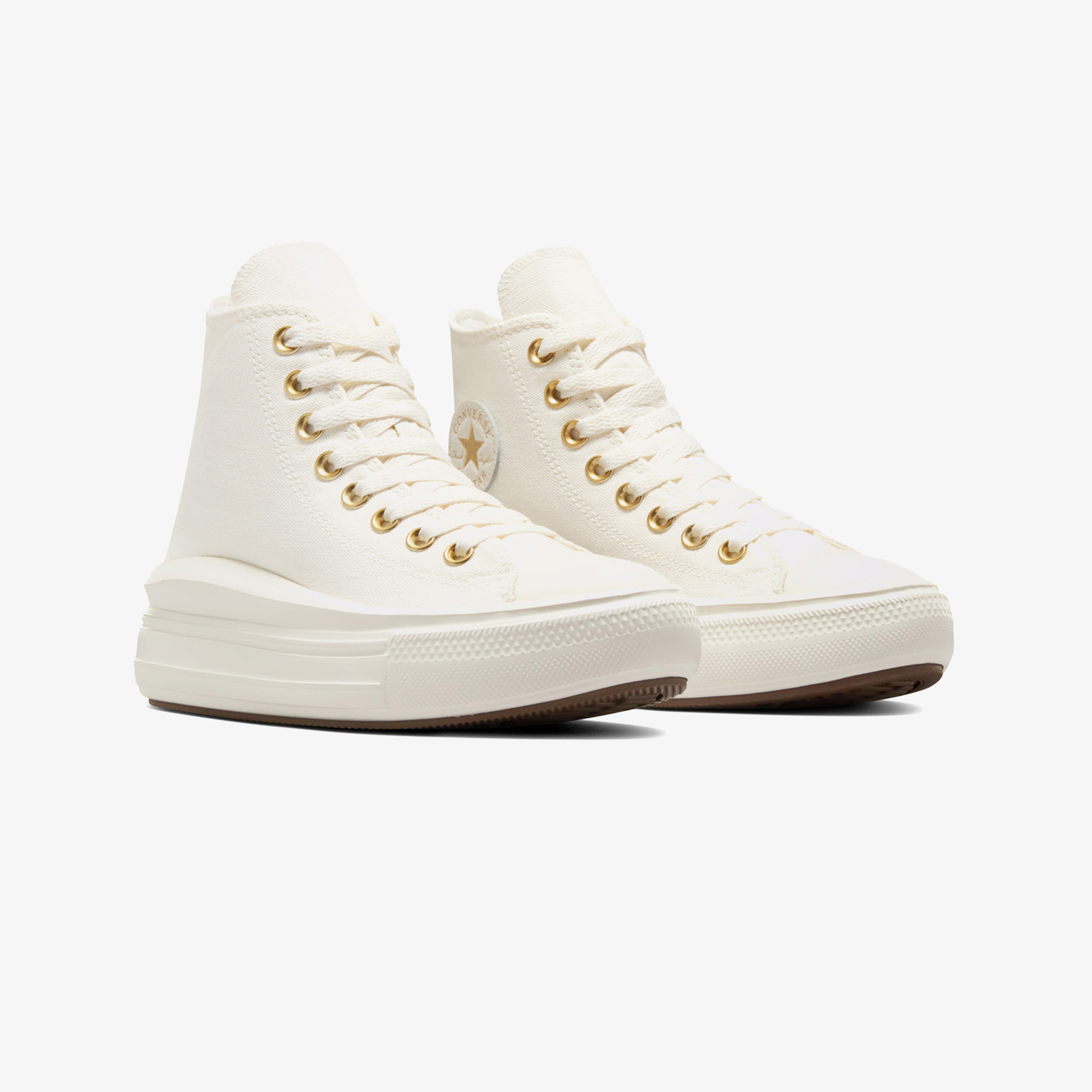 Converse Chuck Taylor All Star Move Platform Çocuk Krem Sneaker
