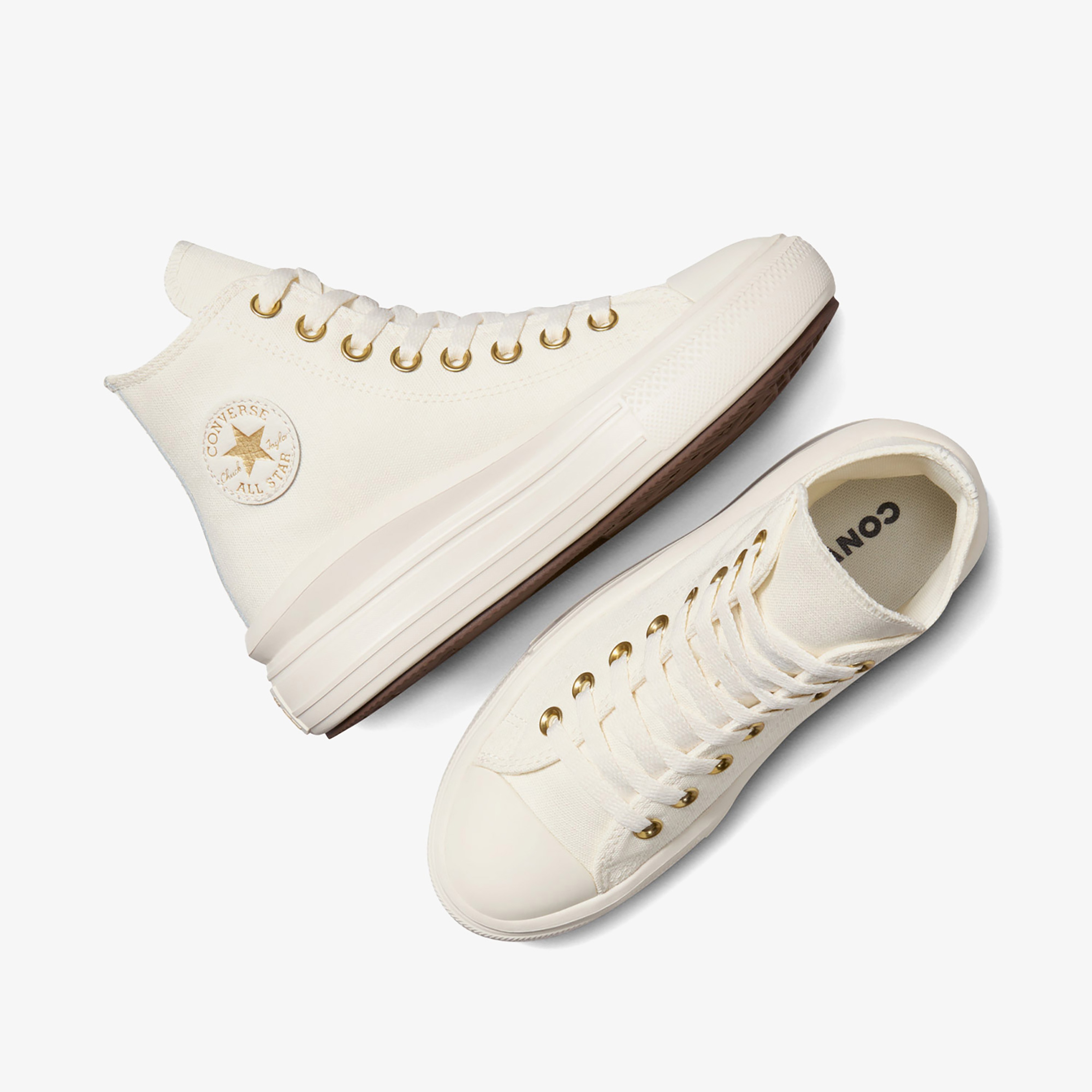 Converse Chuck Taylor All Star Move Platform Çocuk Krem Sneaker