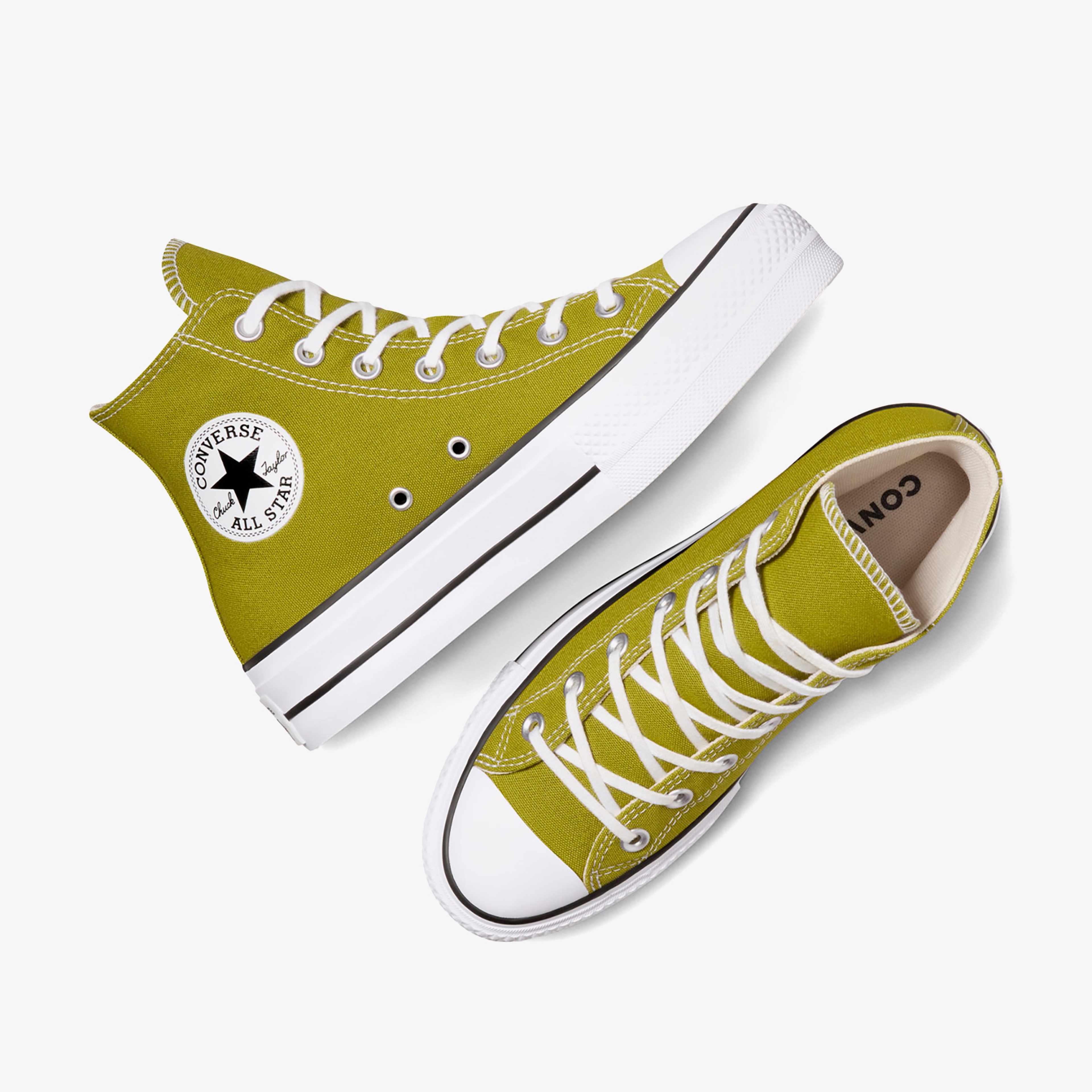 Converse Chuck Taylor All Star Lift Unisex Sarı Platform Sneaker