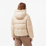 Converse Fashion Short Down Kadın Kapüşonlu Krem Ceket