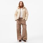 Converse Fashion Short Down Kadın Kapüşonlu Krem Ceket