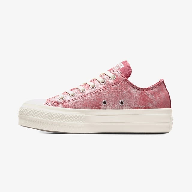 Converse Converse Chuck Taylor All Star Lift Kadın Pembe Süet Platform Sneaker | Occasion Pembe - 5. görsel
