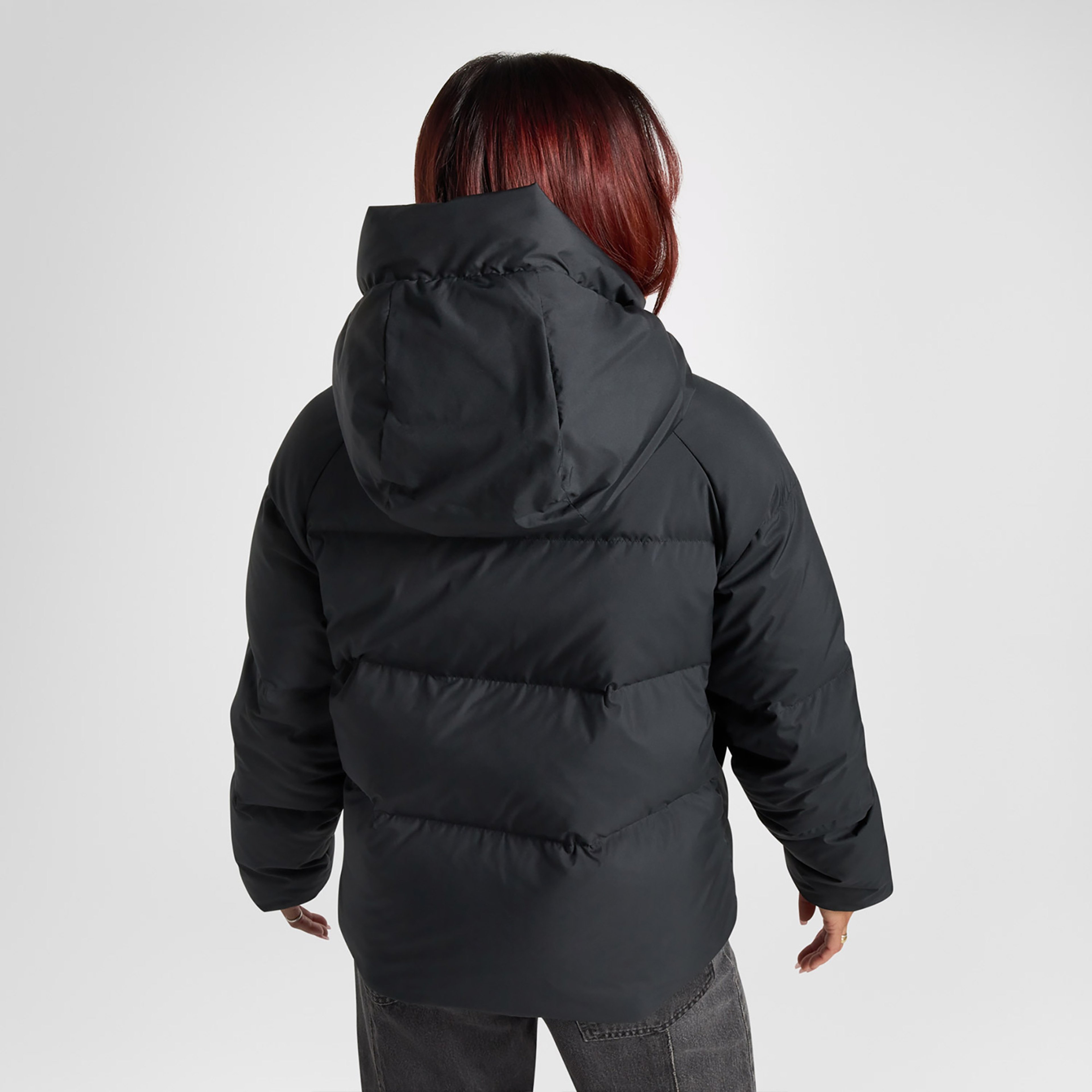 Converse Classic Kadın Kapüşonlu Siyah Ceket