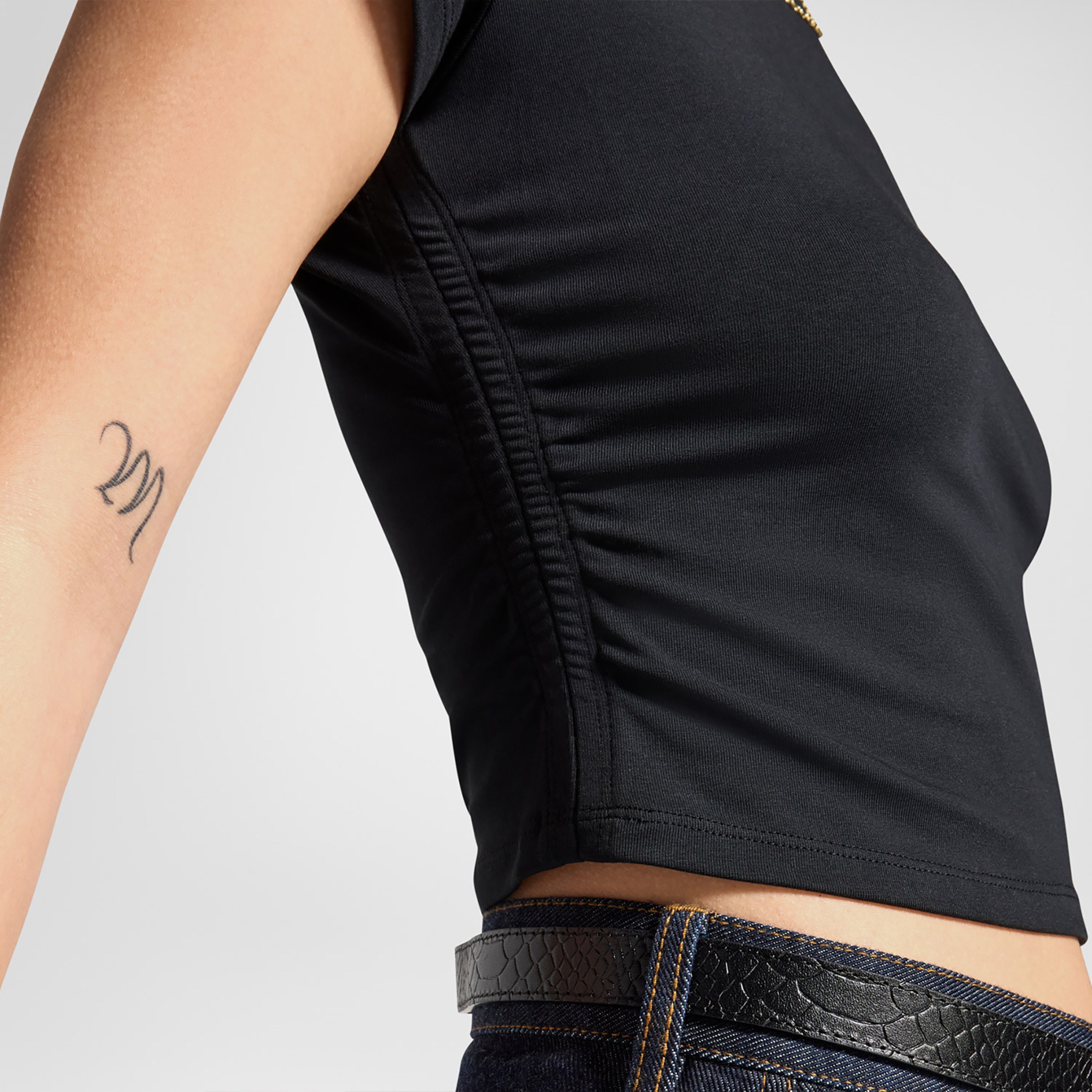 Converse Wordmark Kadın Siyah T-Shirt