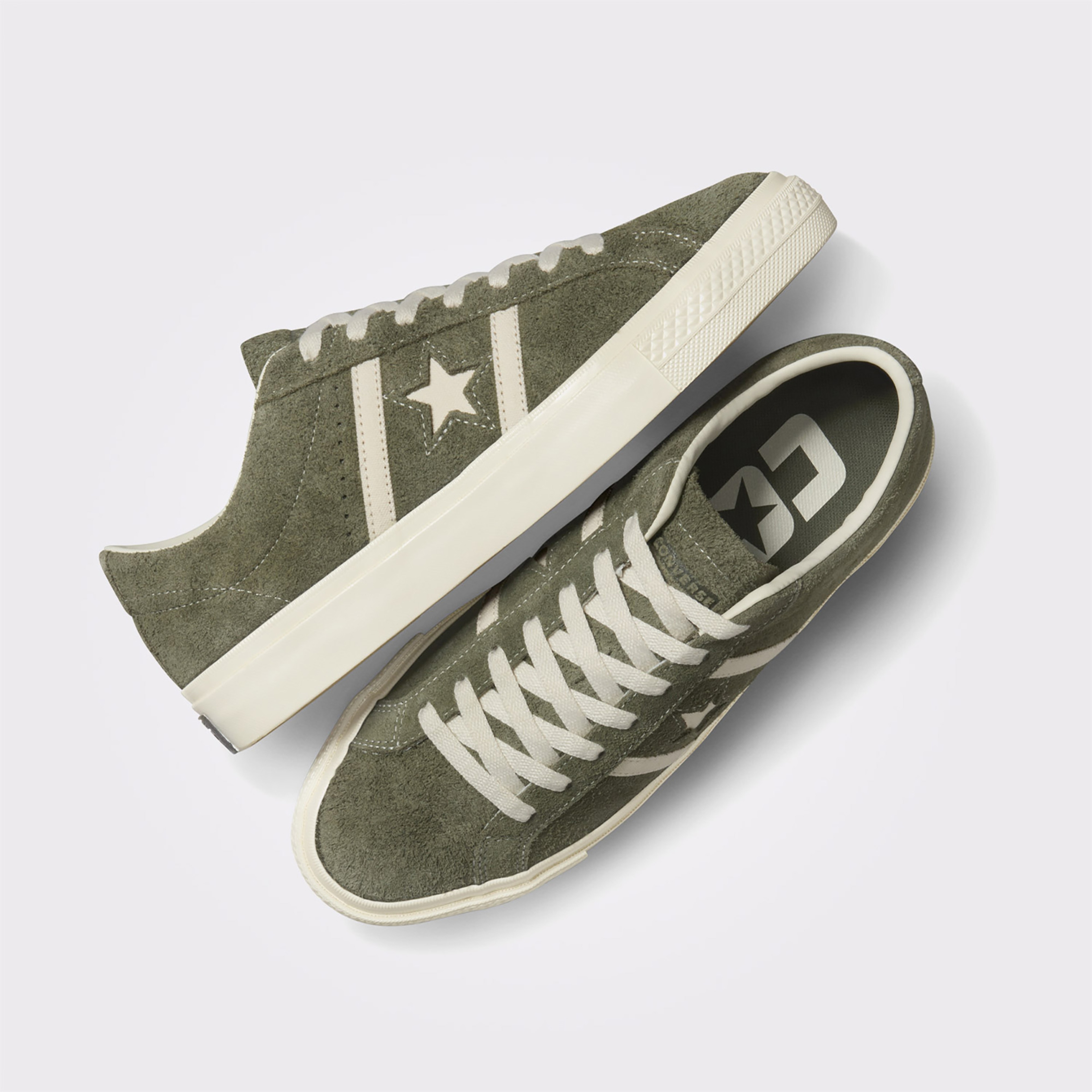 Converse One Star Academy Pro Unisex Yeşil Süet Sneaker