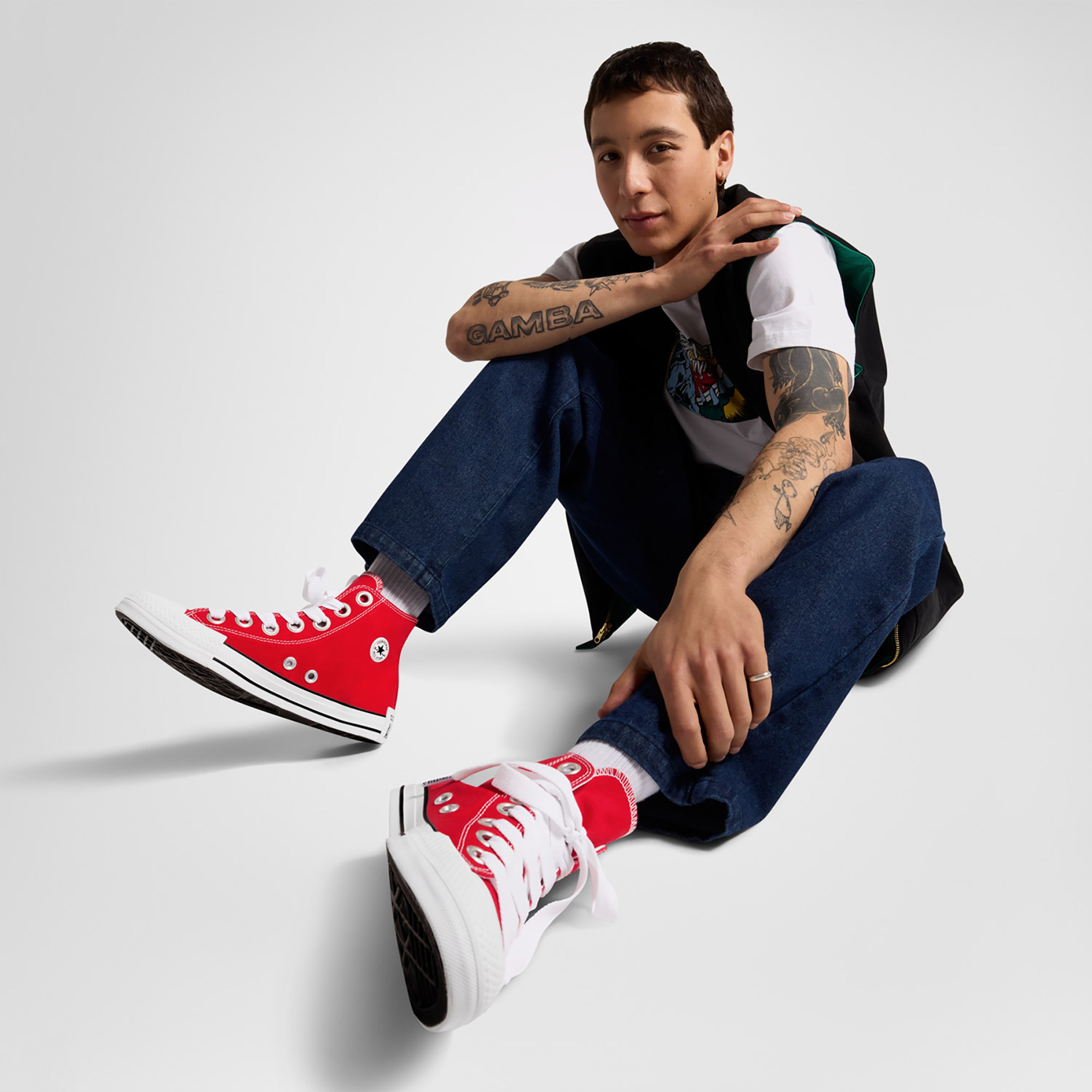 Converse Chuck Taylor All Star Unisex High Top Kırmızı Sneaker