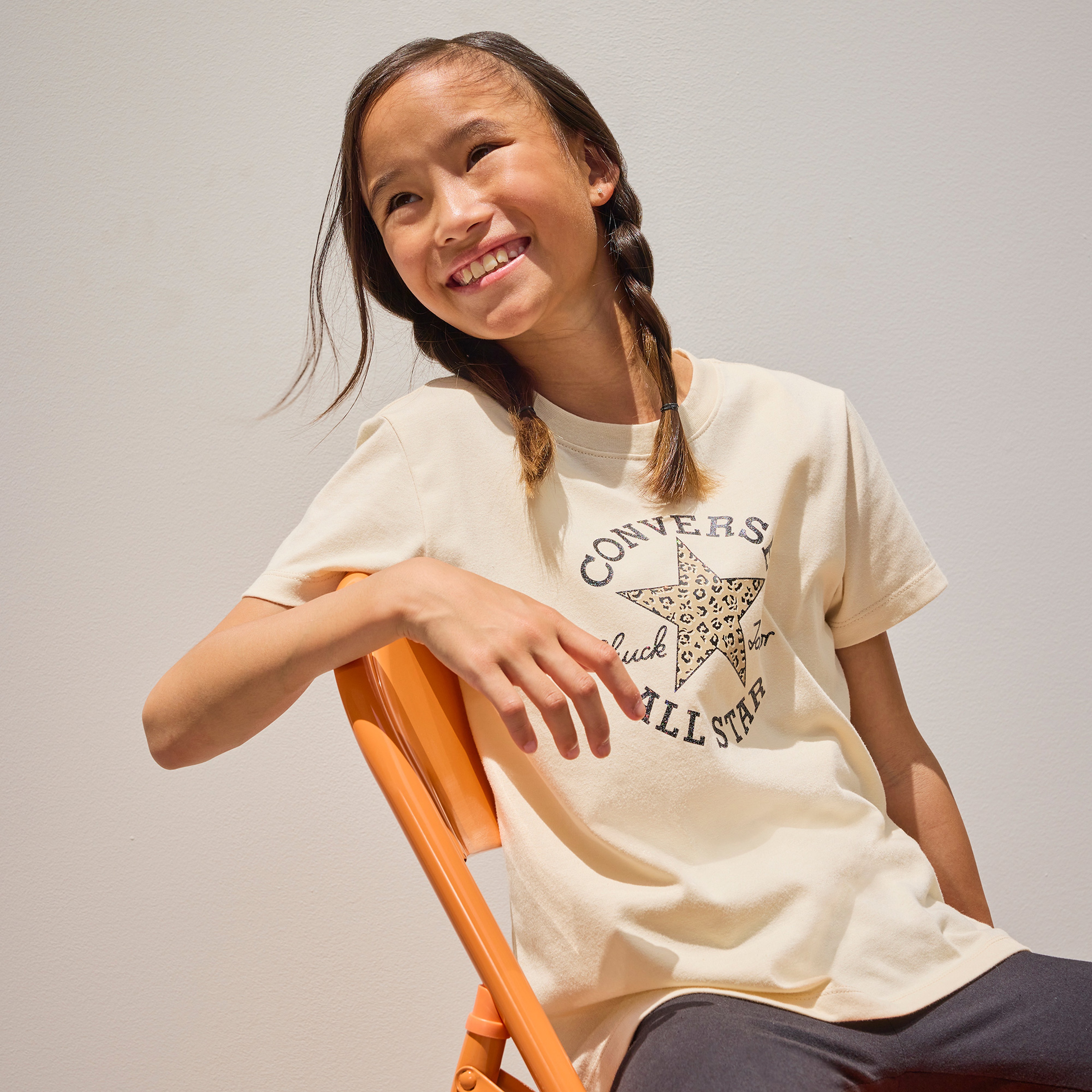 Converse Classic Çocuk Bej T-Shirt
