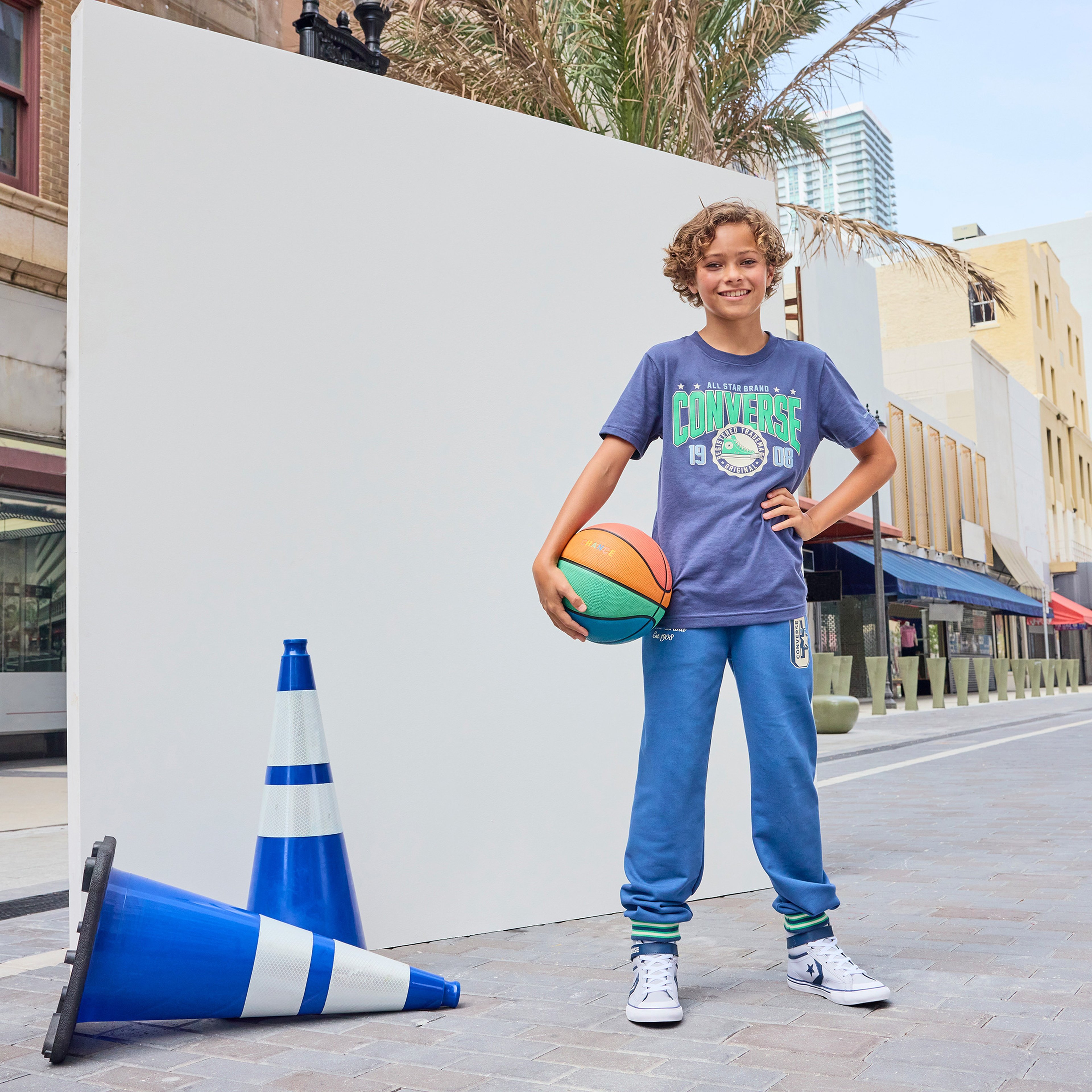 Converse Classic Çocuk Lacivert T-Shirt