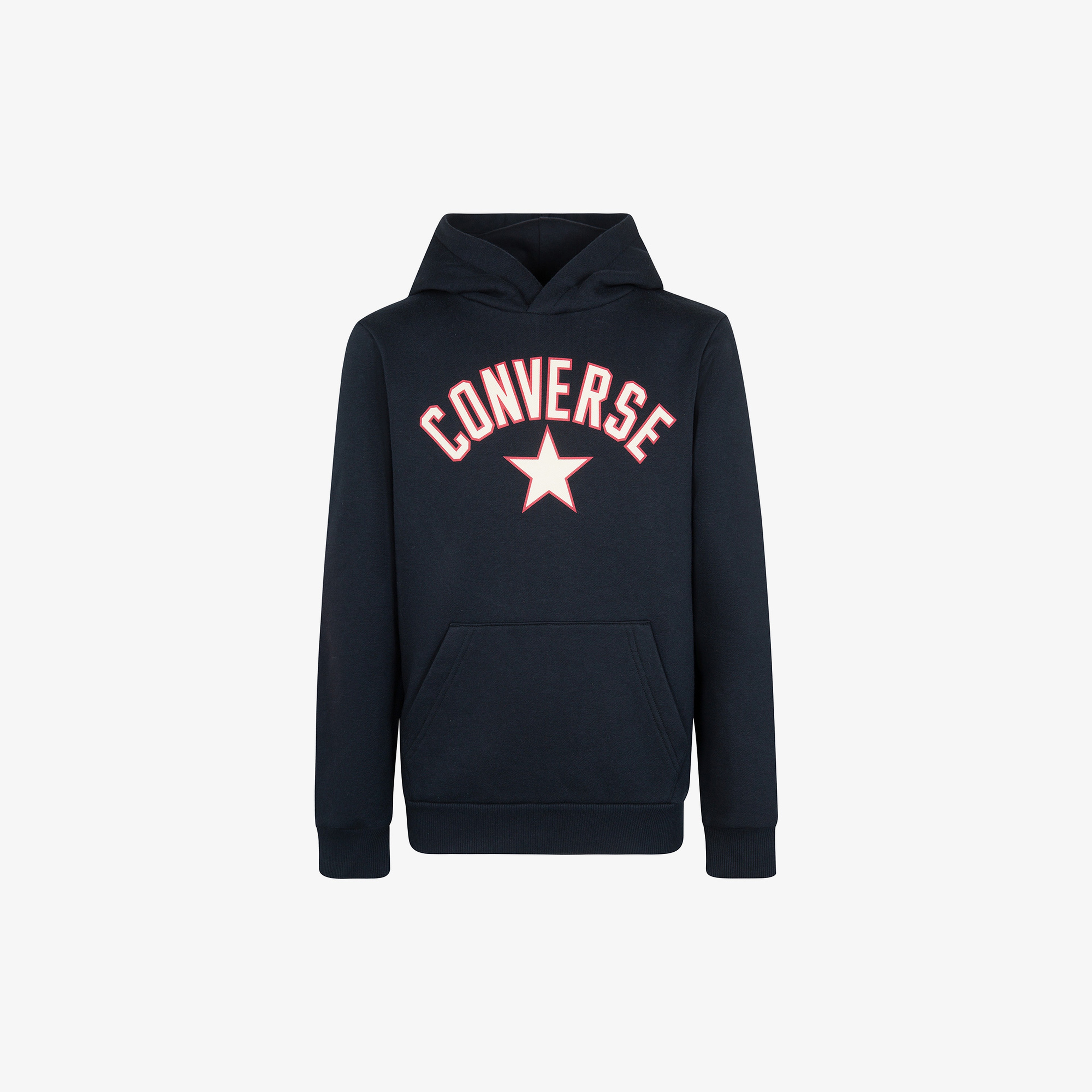 Converse Arch Flc Çocuk Siyah Hoodie