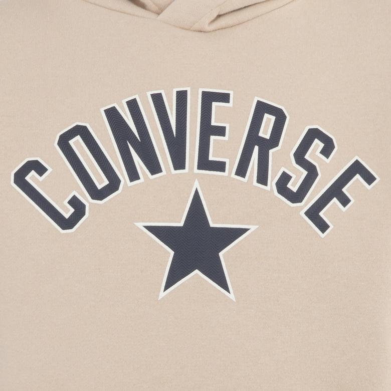 Converse Arch Flc Çocuk Kahverengi Hoodie