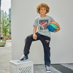 Converse Retro Varsıty Çocuk Siyah Eşofman Altı