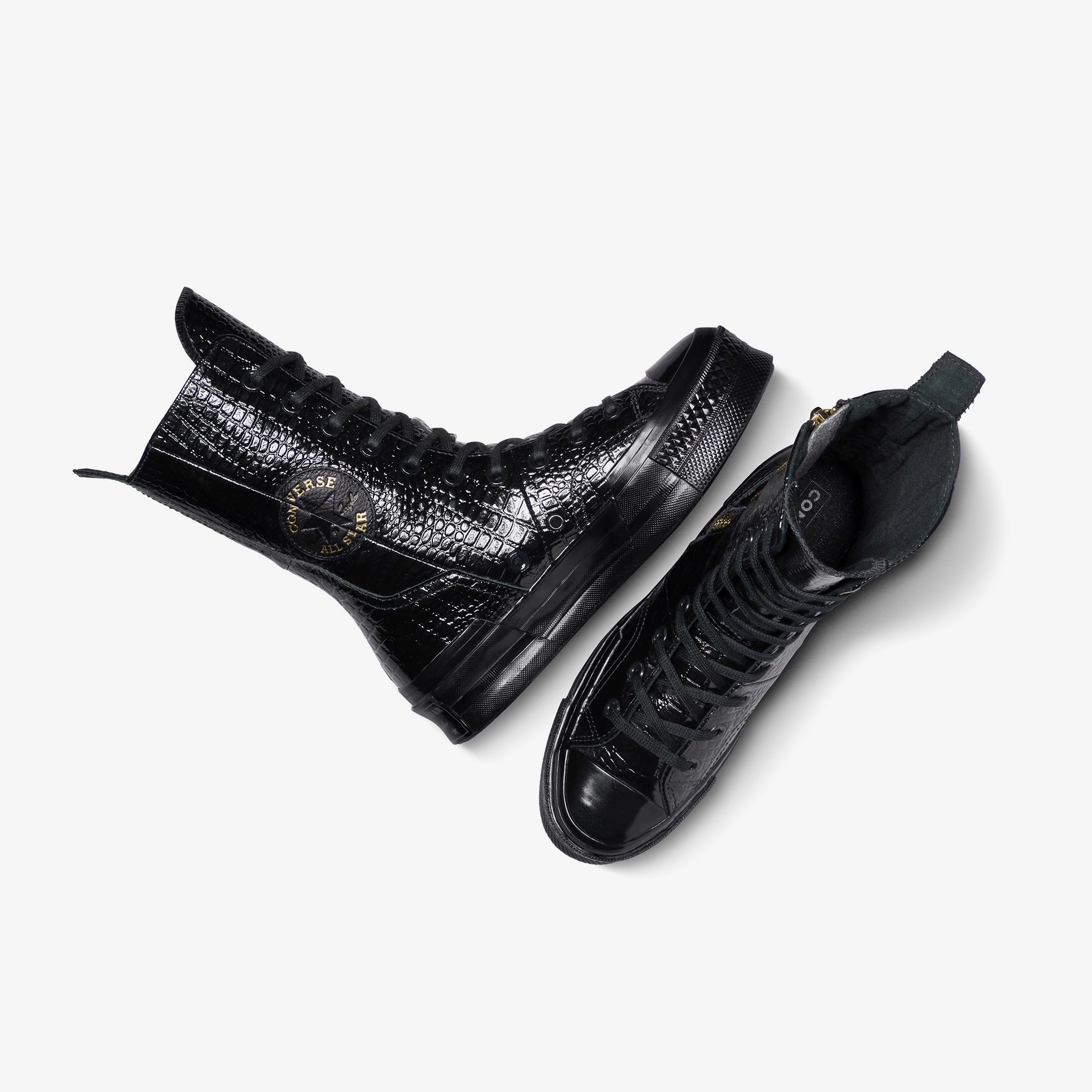 Converse Chuck 70 Plus XHI Unisex Siyah Deri Sneaker