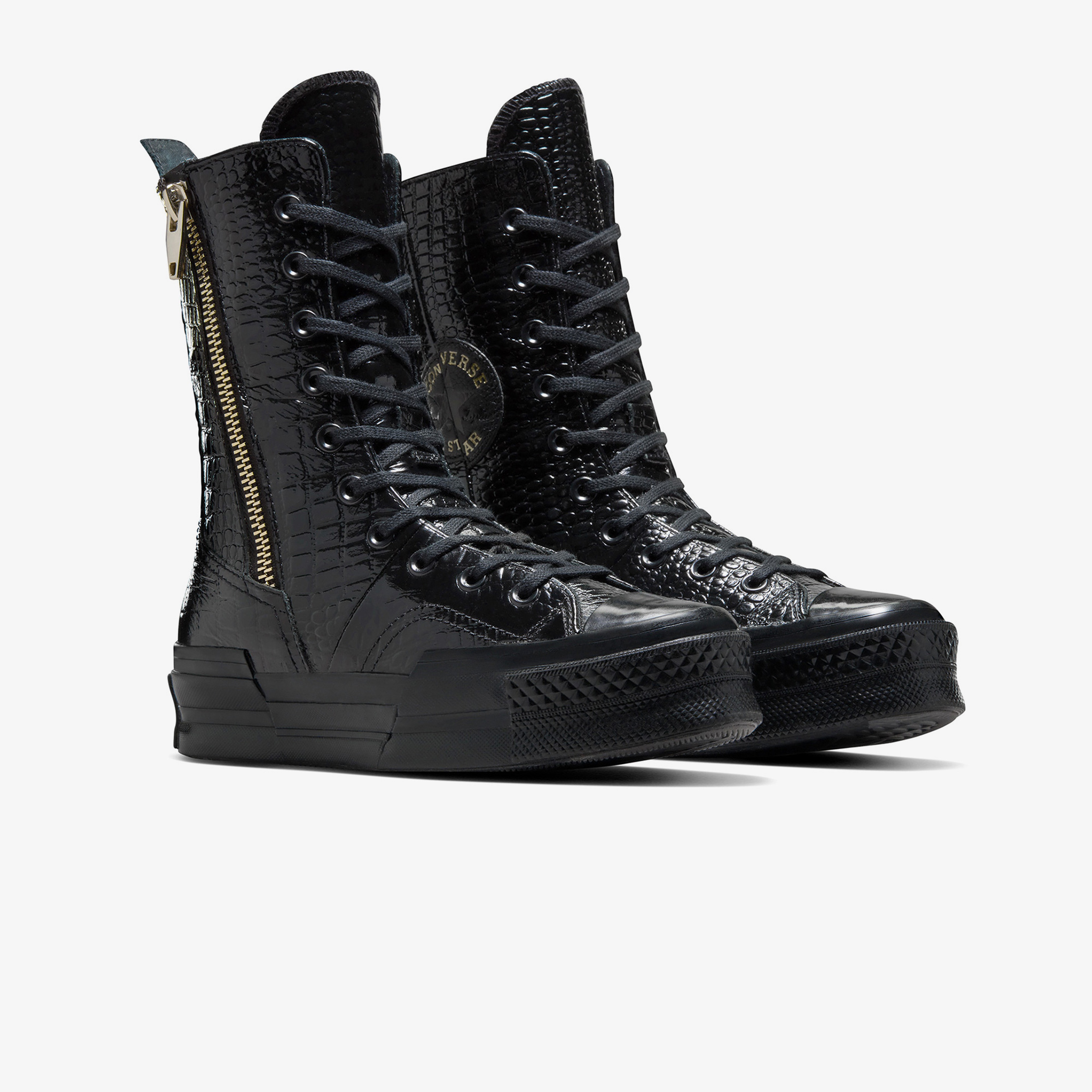 Converse Chuck 70 Plus XHI Unisex Siyah Deri Sneaker