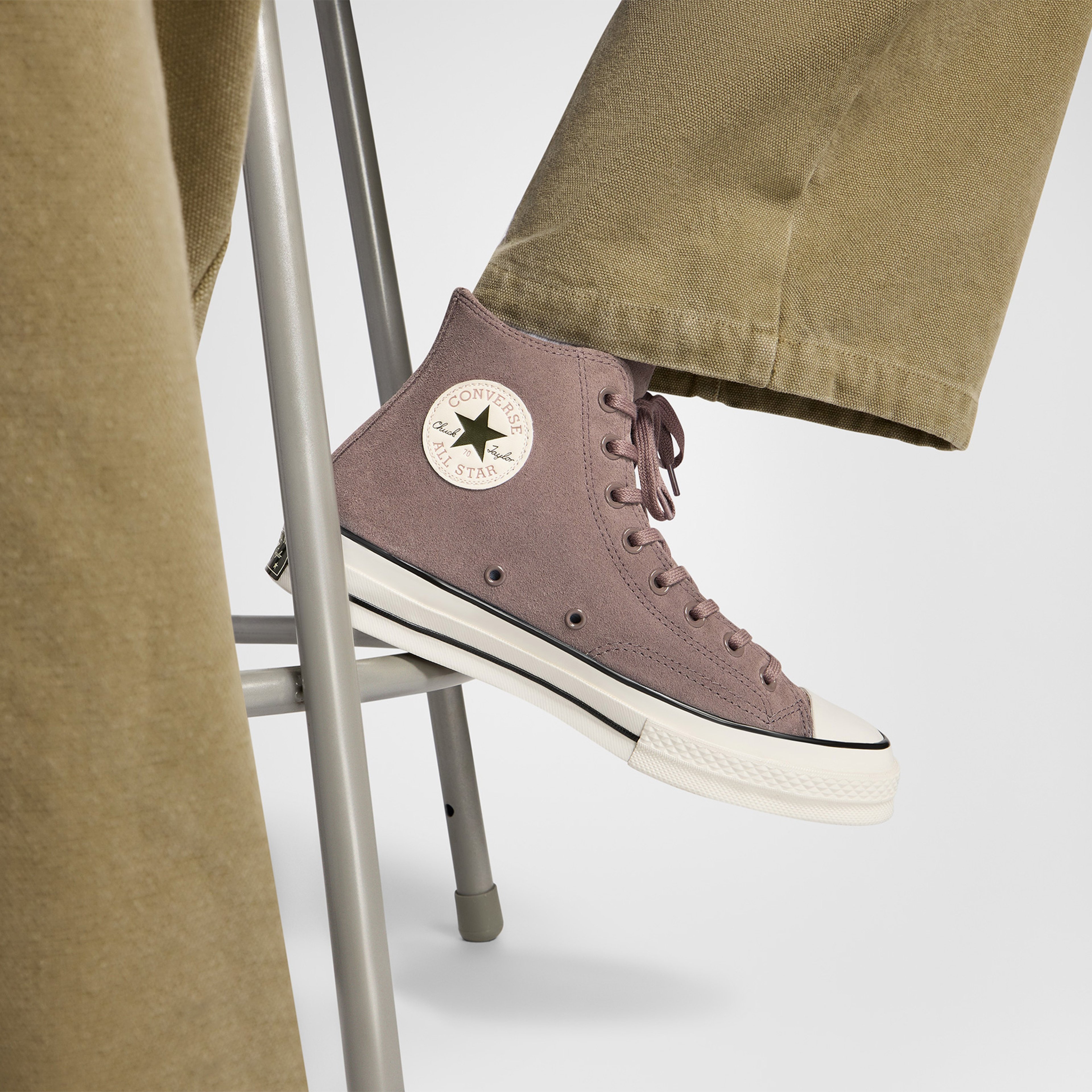Converse Chuck 70 Unisex Kahverengi Süet Deri Sneaker