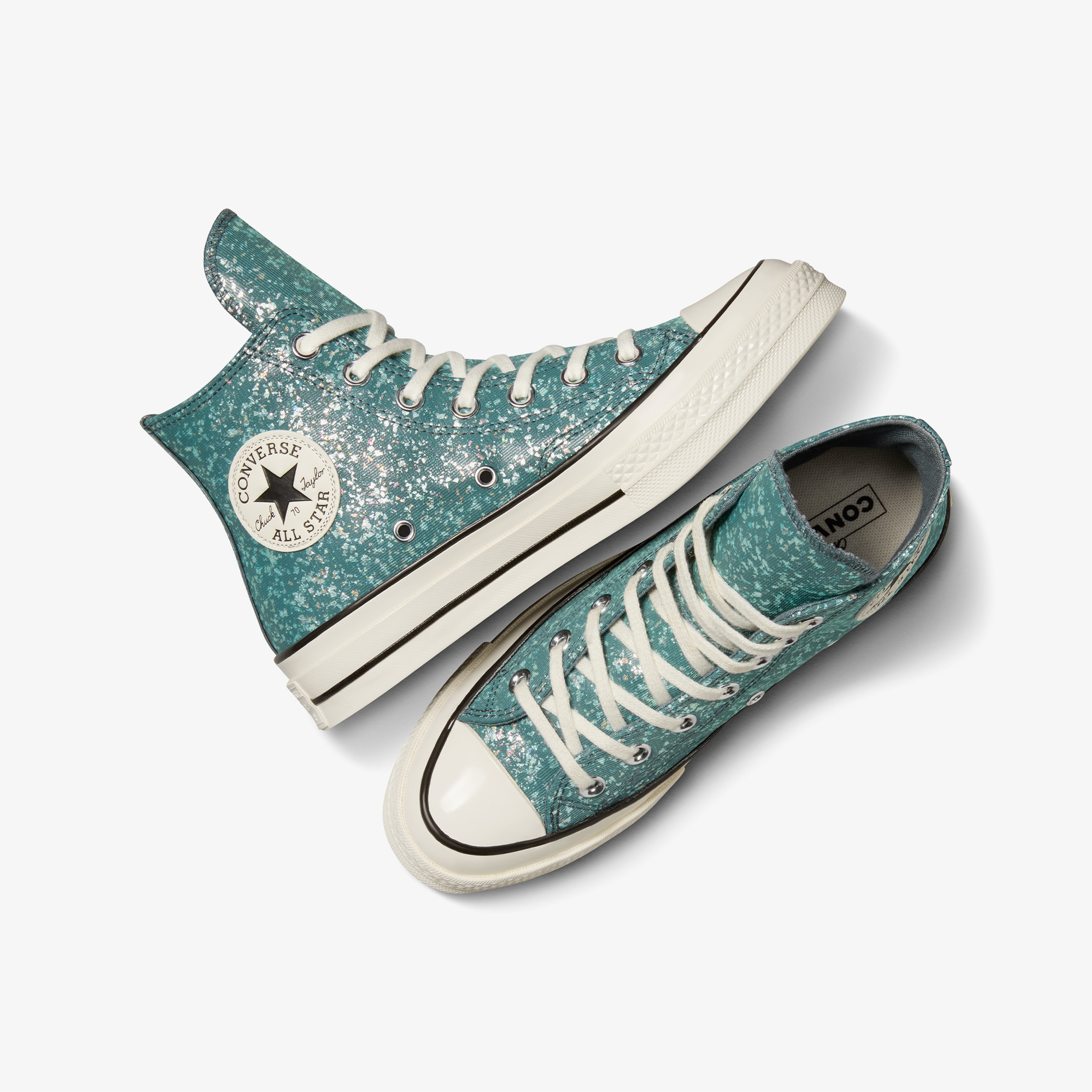 Converse Chuck 70 Glitter Unisex Mavi Sneaker