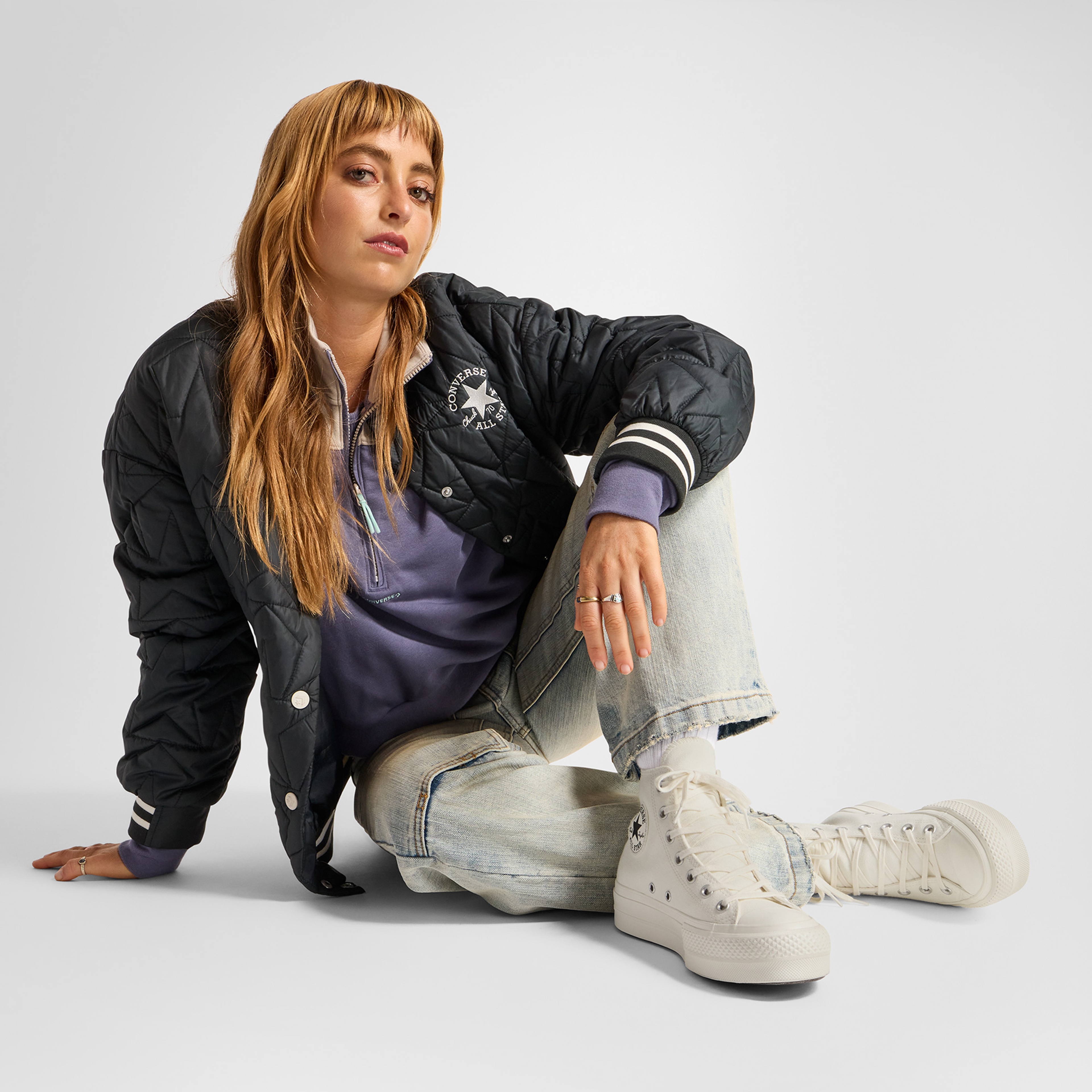 ConverseChuck Taylor All Star Lift Unisex Krem Sneaker