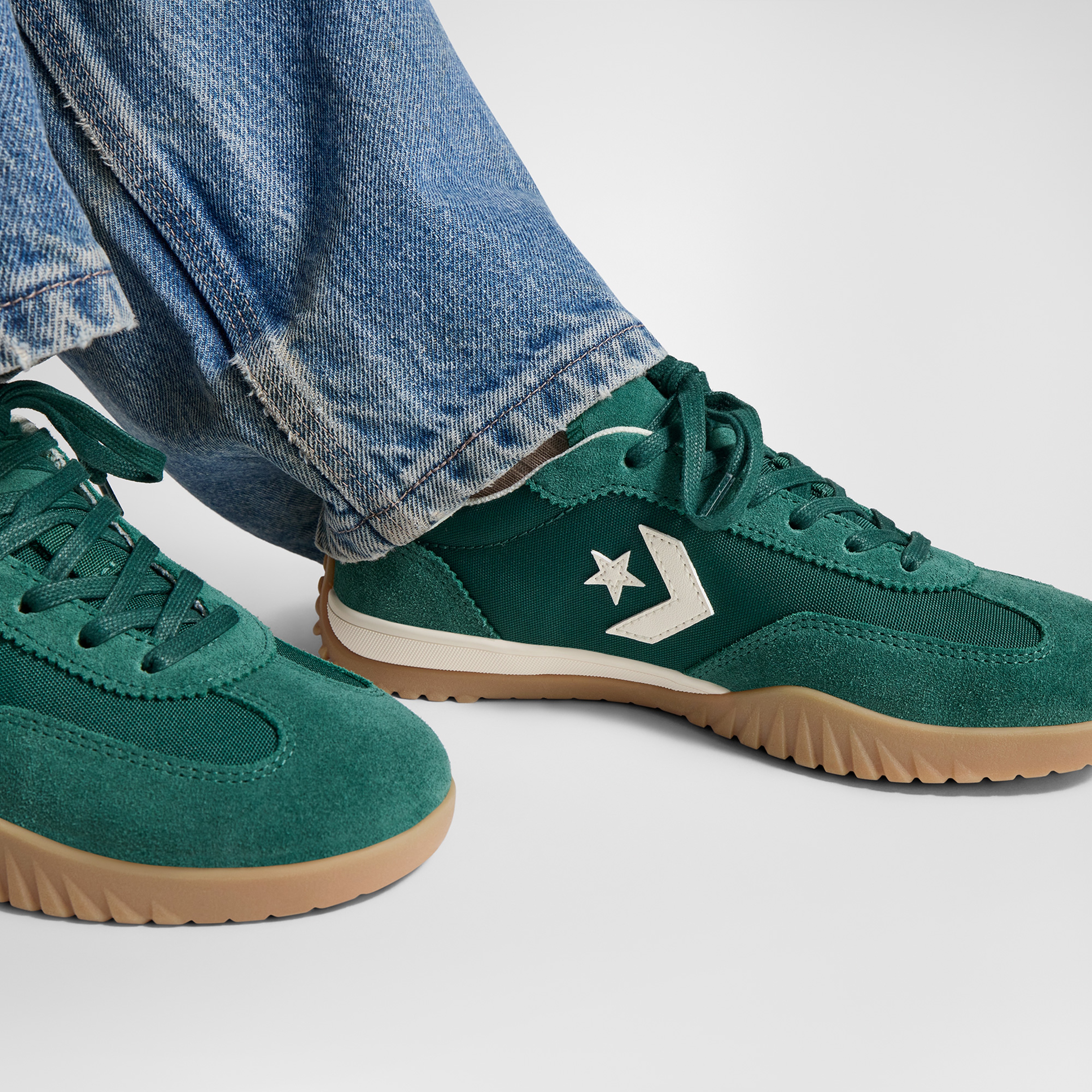 Converse Run Star Trainer Unisex Yeşil Sneaker