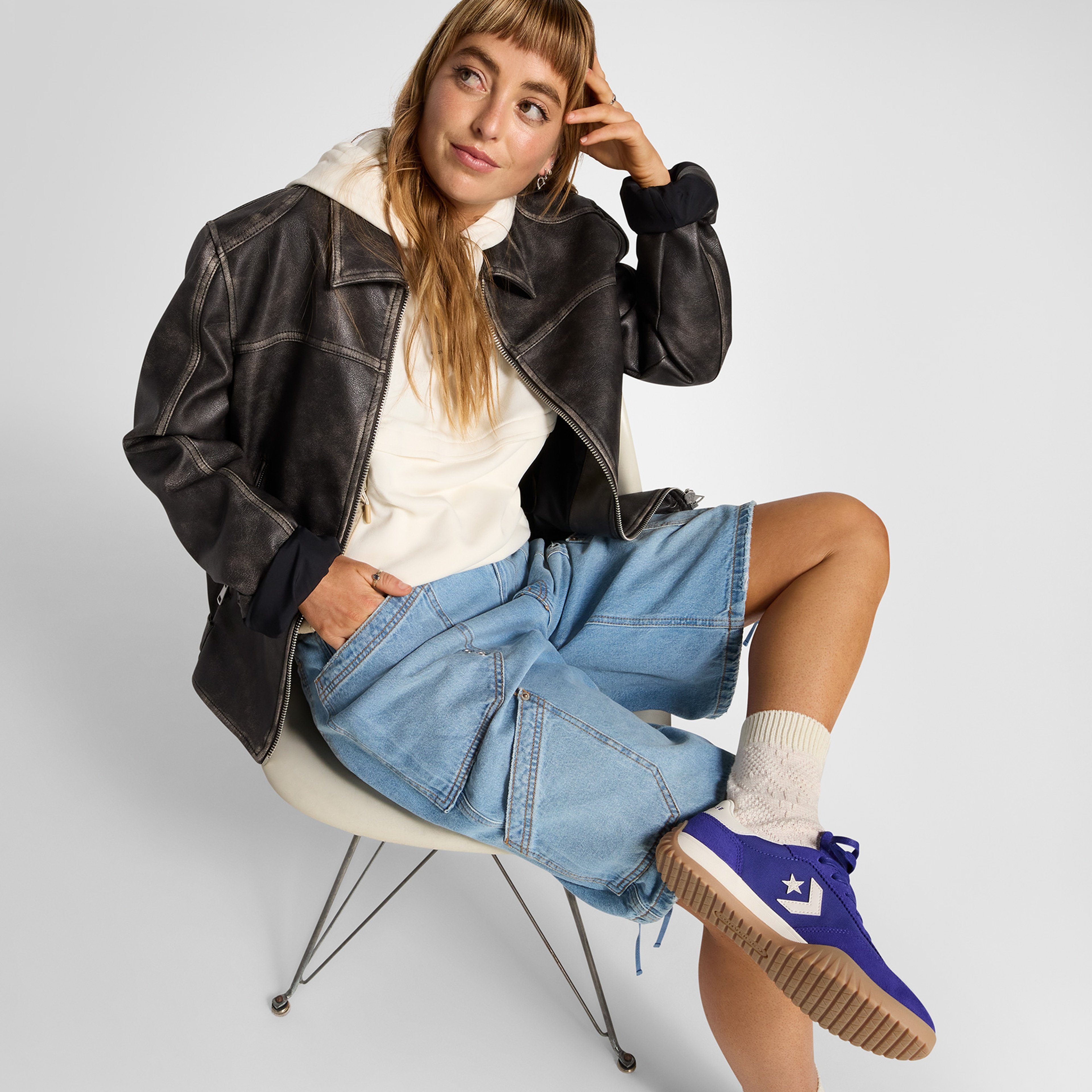 Converse Run Star Trainer Unisex Mavi Sneaker