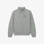 Converse Loose Fit Yarım Fermuarlı Erkek Gri Sweatshirt