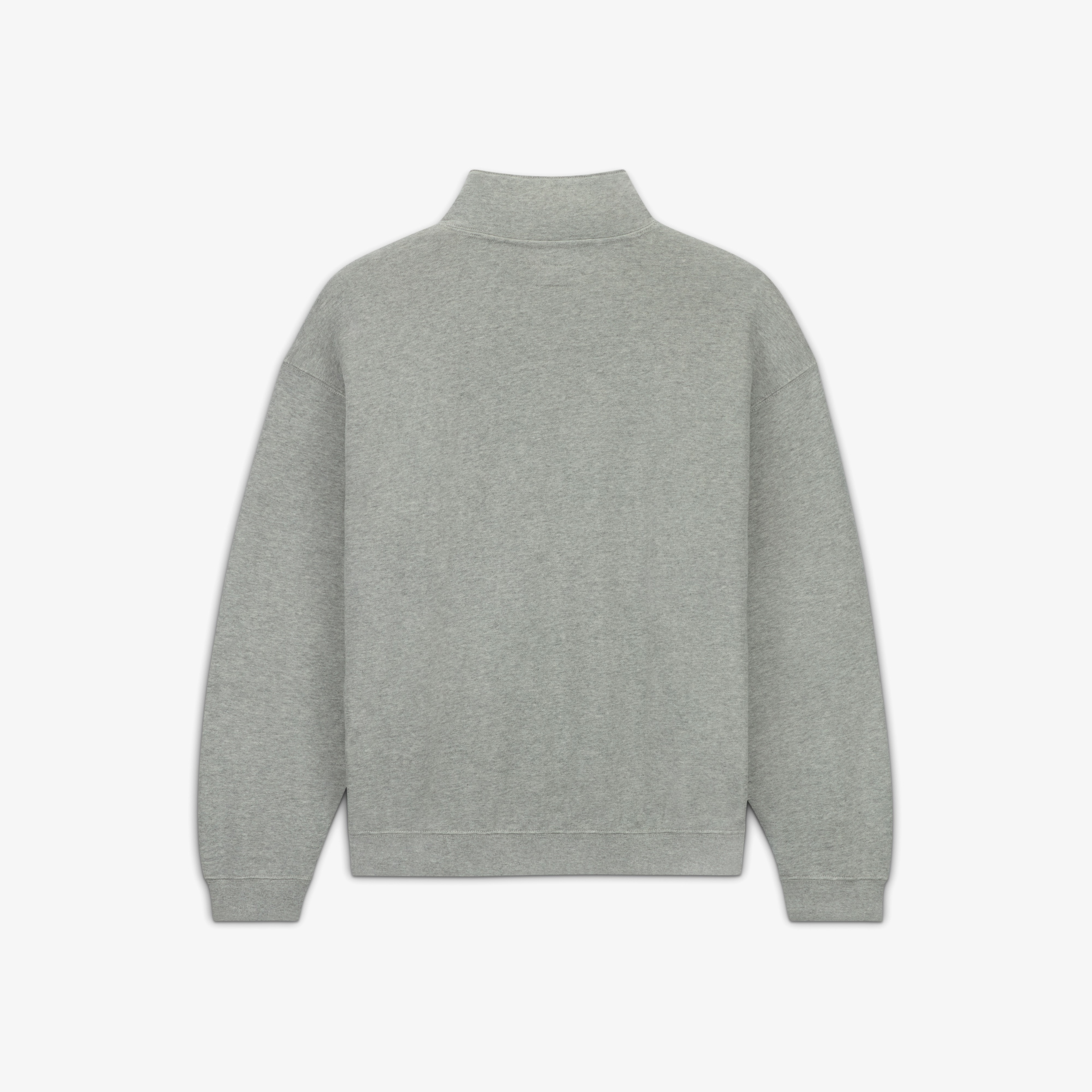 Converse Loose Fit Yarım Fermuarlı Erkek Gri Sweatshirt