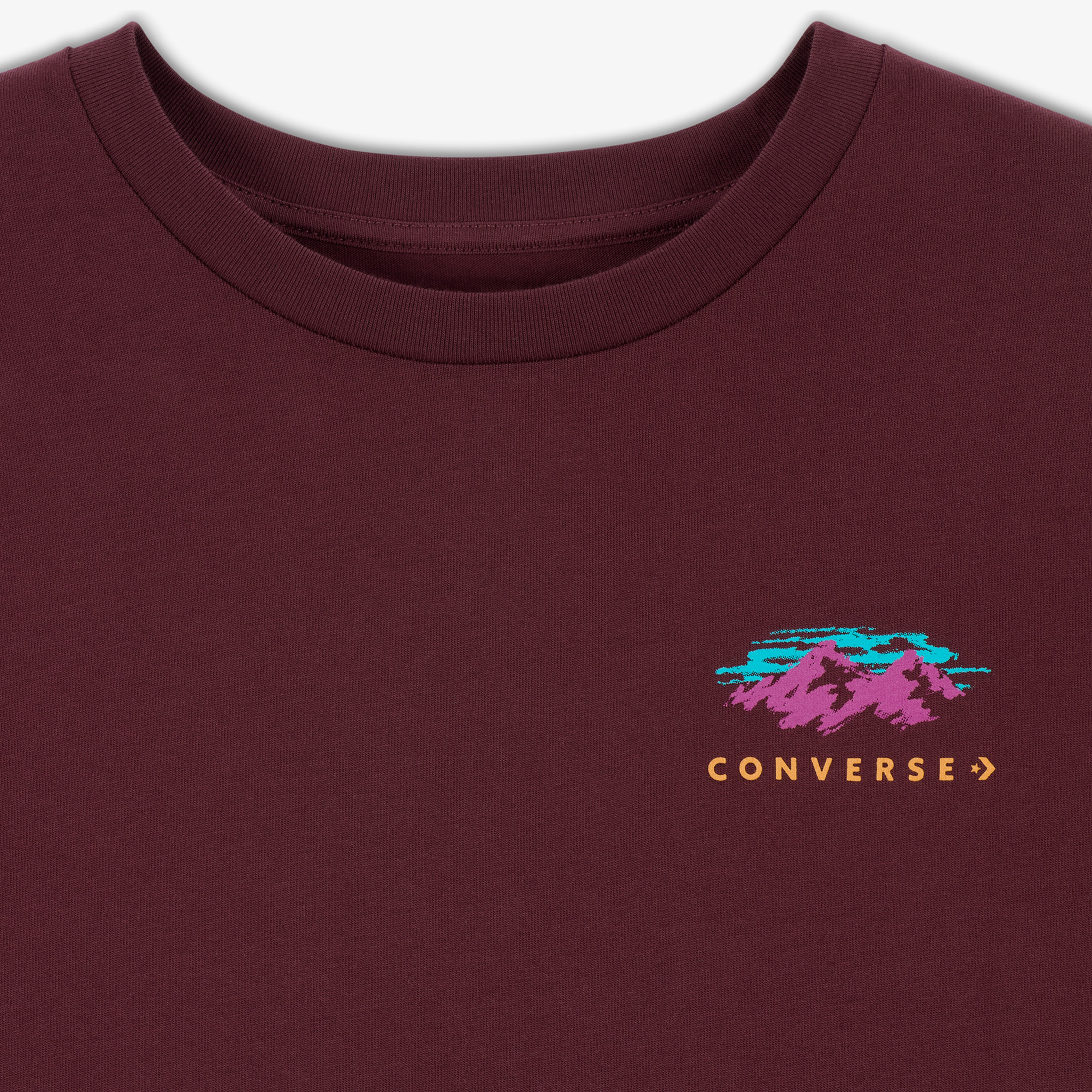 Converse Classic Erkek Bordo T-Shirt