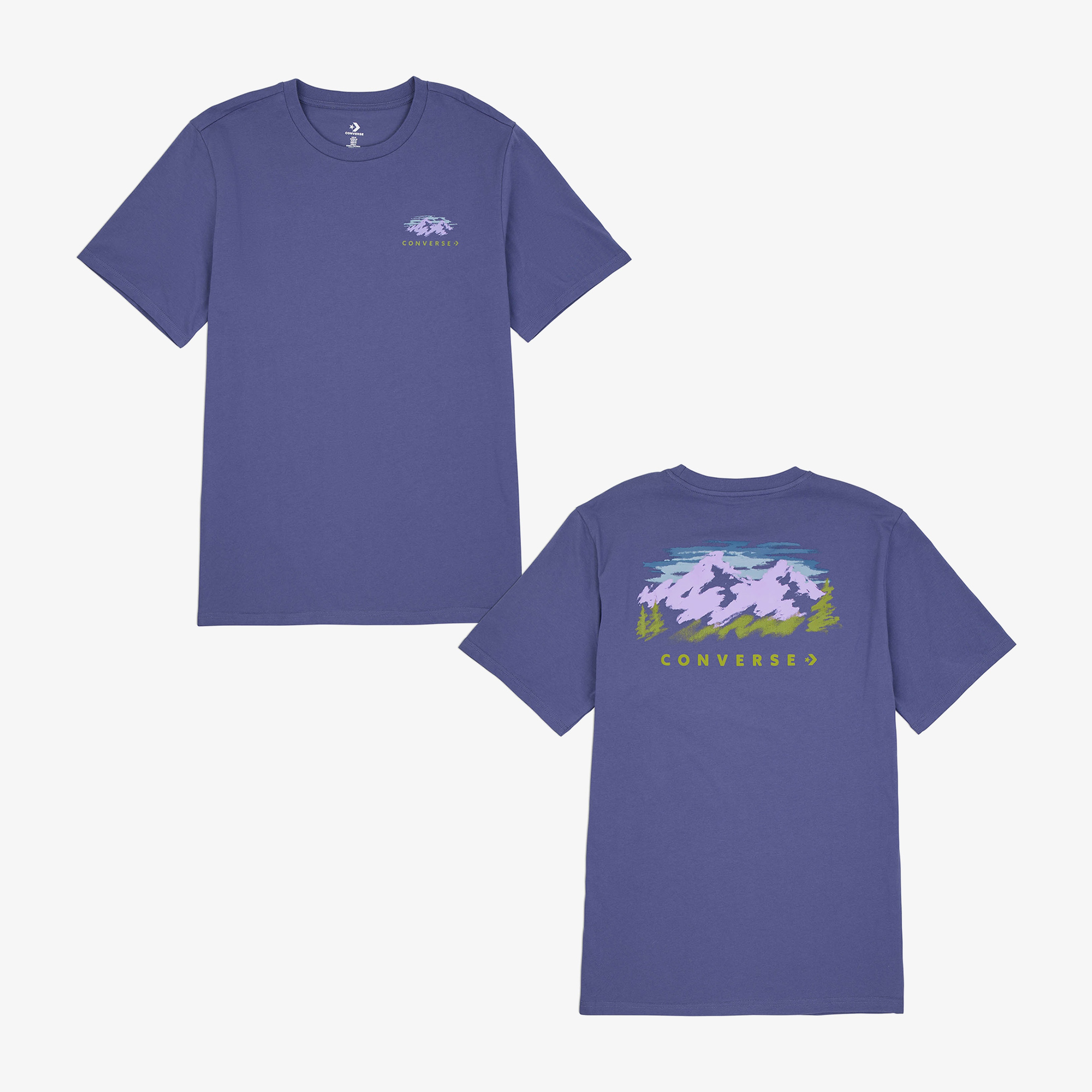 Converse Classic Erkek Mor T-Shirt