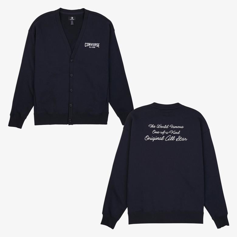 Converse Classic Erkek Siyah Sweatshirt