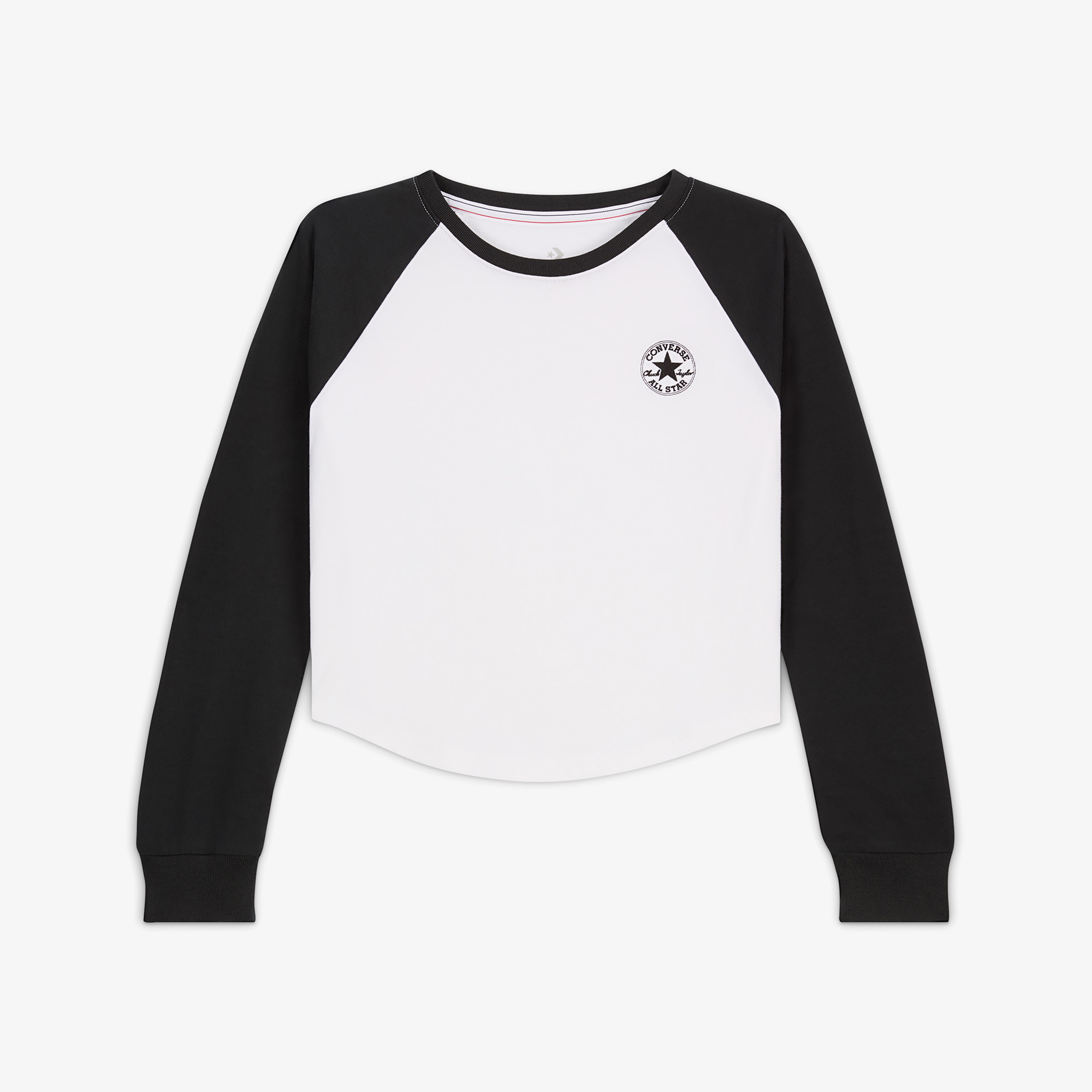 Converse Classic Raglan Uzun Kollu Kadın Beyaz T-Shirt