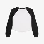 Converse Classic Raglan Uzun Kollu Kadın Beyaz T-Shirt