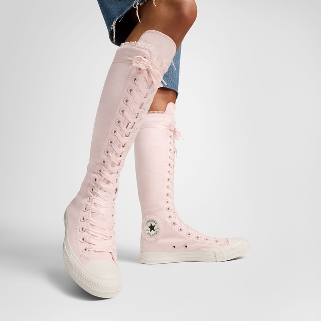 Converse Chuck Taylor All Star Ruffles & Bows XX-Hi Blush Hush Unisex Pembe Sneaker - Görsel 11