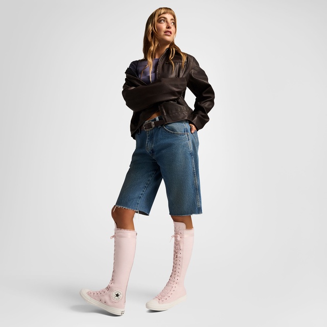 Converse Chuck Taylor All Star Ruffles & Bows XX-Hi Blush Hush Unisex Pembe Sneaker - Görsel 5